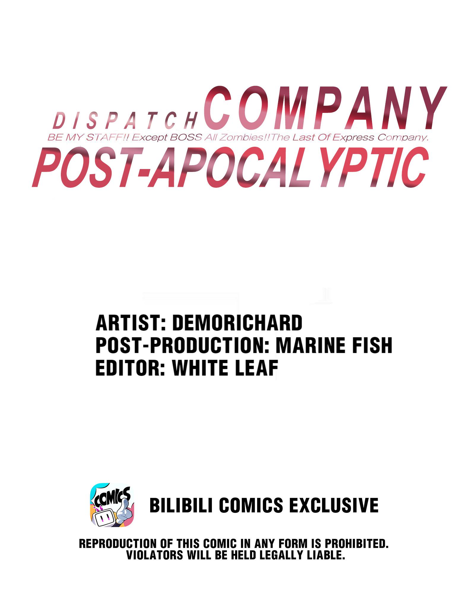 Post-Apocalyptic Dispatch Company Chapter 1 #1