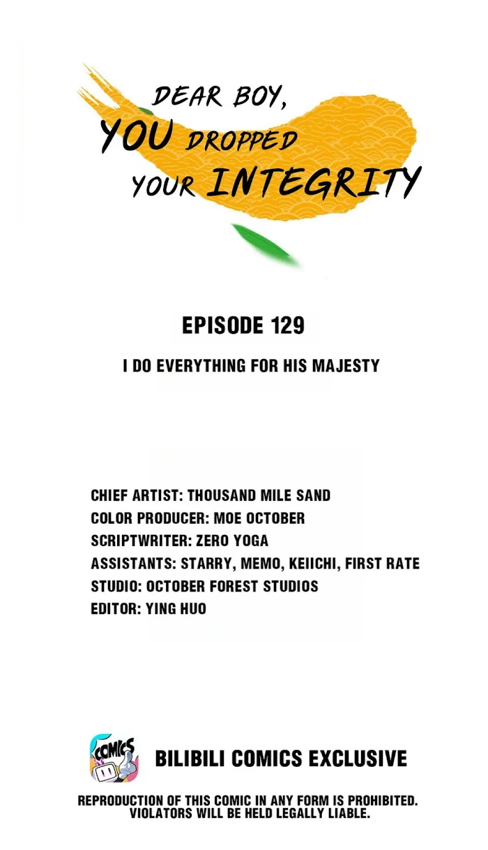 Dear Boy, You Dropped Your Integrity Chapter 129 #1