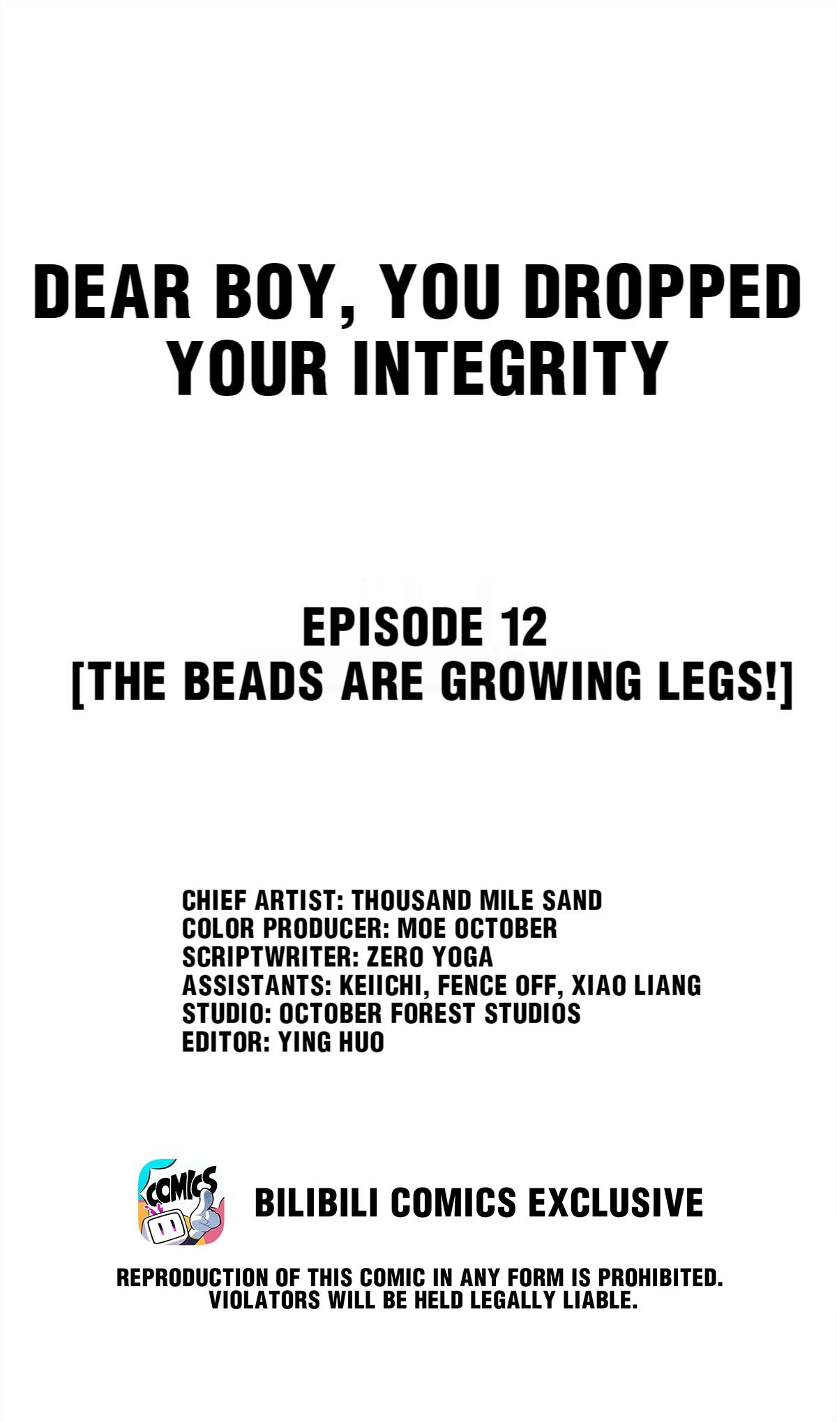 Dear Boy, You Dropped Your Integrity Chapter 12 #2