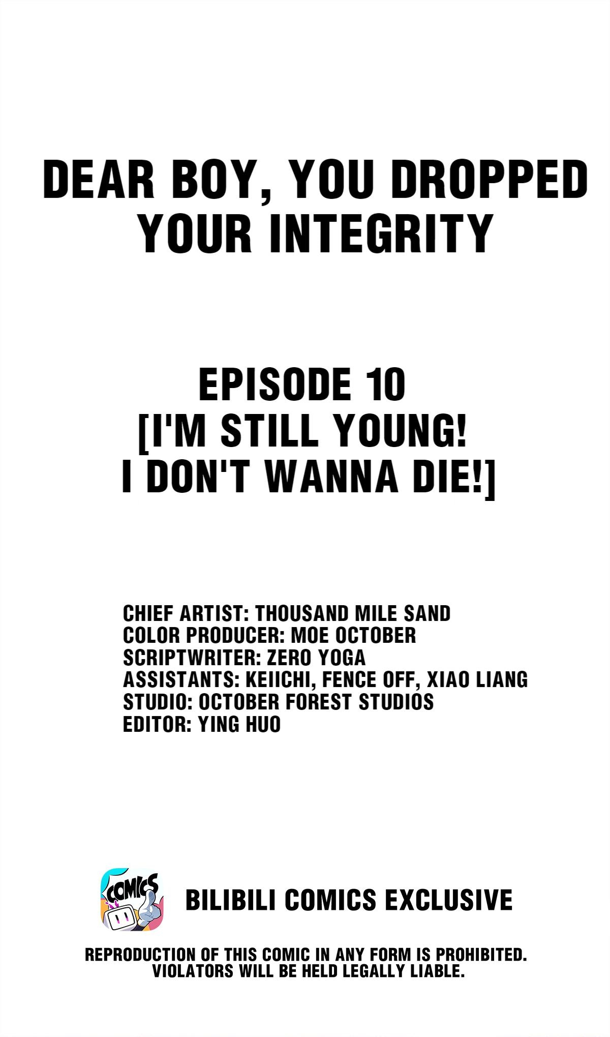 Dear Boy, You Dropped Your Integrity Chapter 10 #2