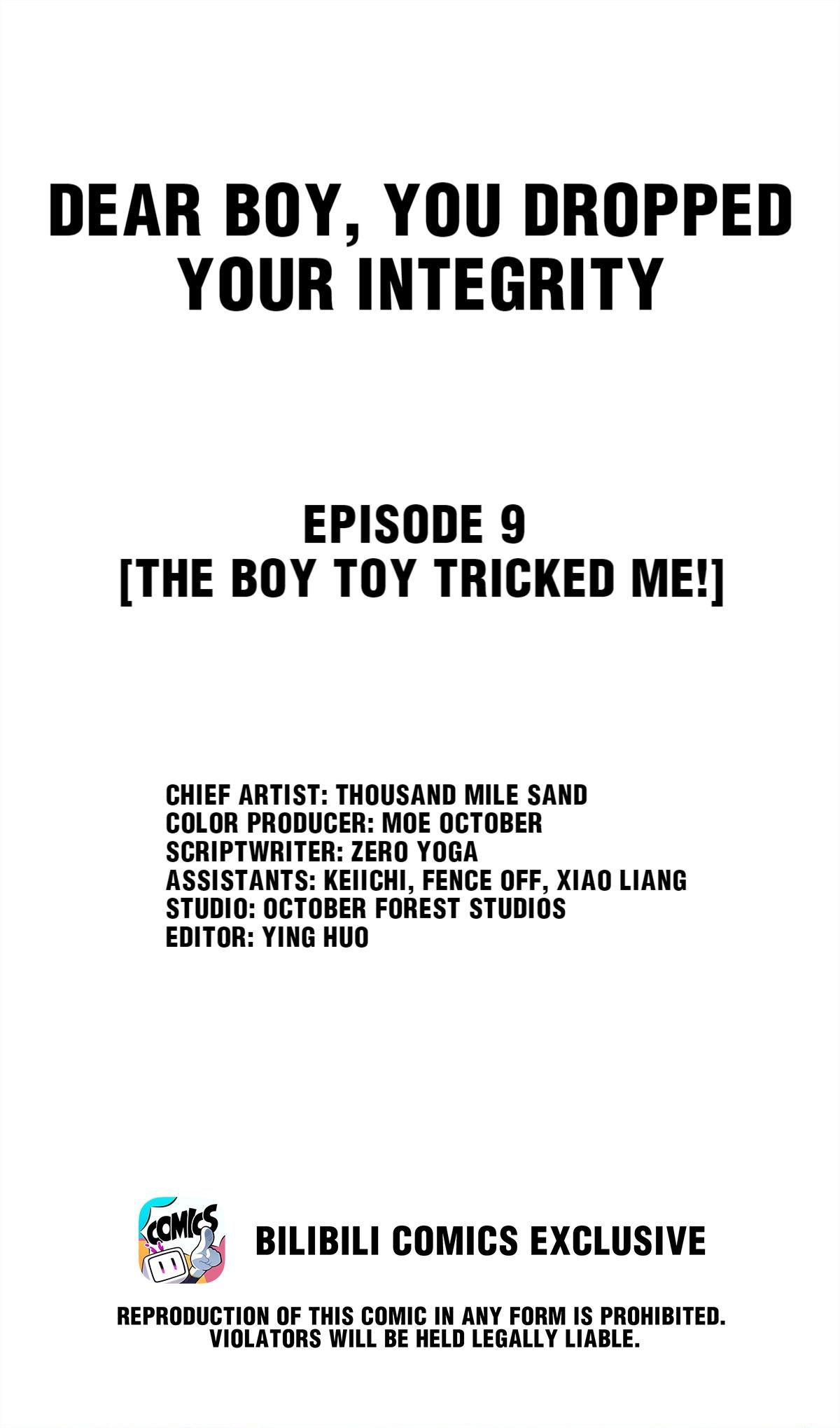 Dear Boy, You Dropped Your Integrity Chapter 9 #2