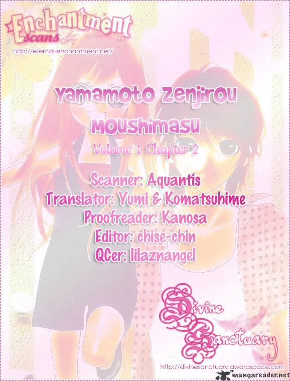 Yamamoto Zenjirou To Moushimasu Chapter 2 #1