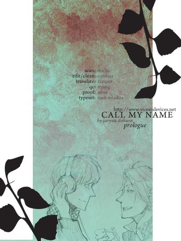 Call My Name (Jaryuu Dokuro) Chapter 0 #1