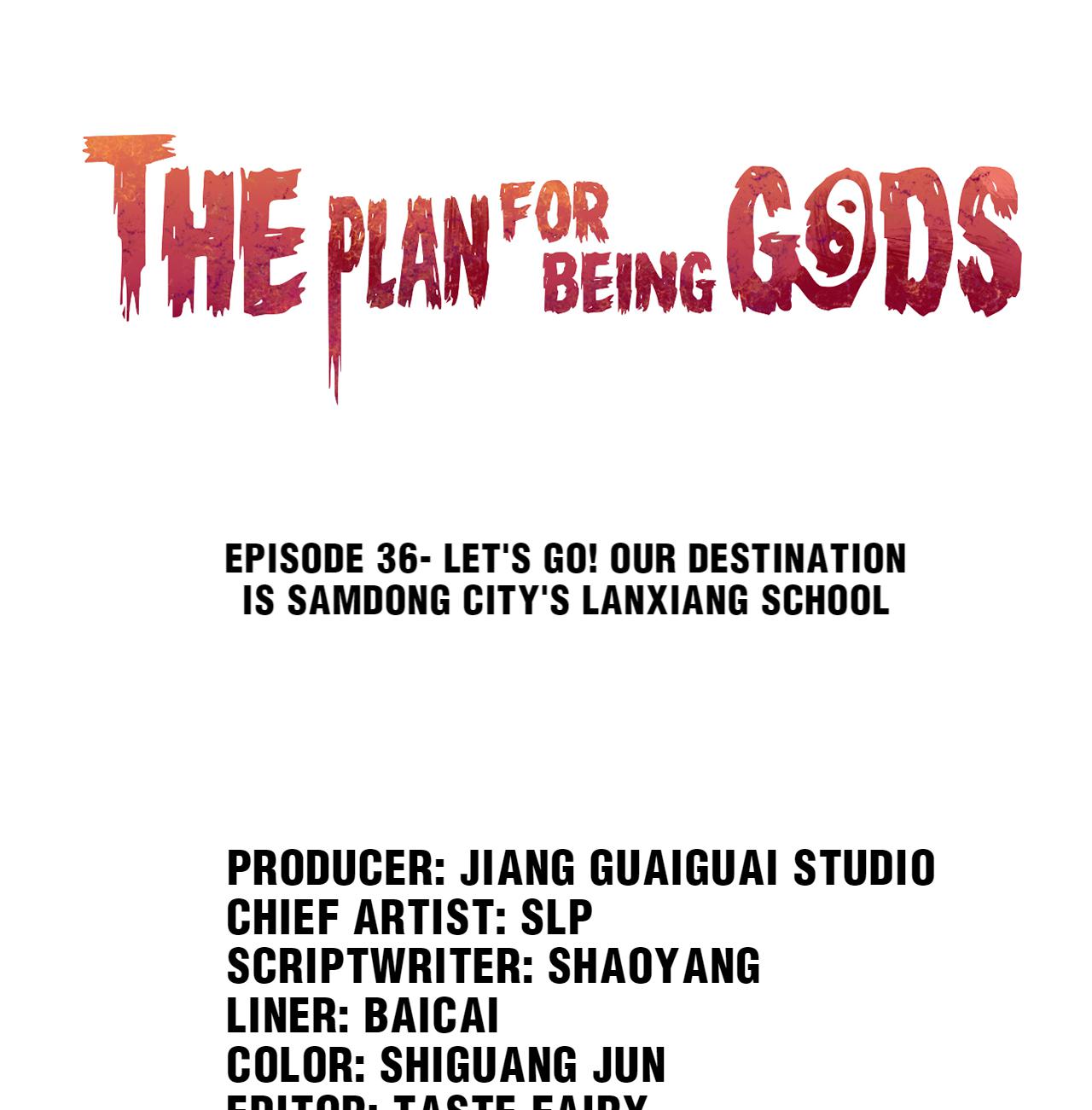 The Plan For Being Gods Chapter 36 #1
