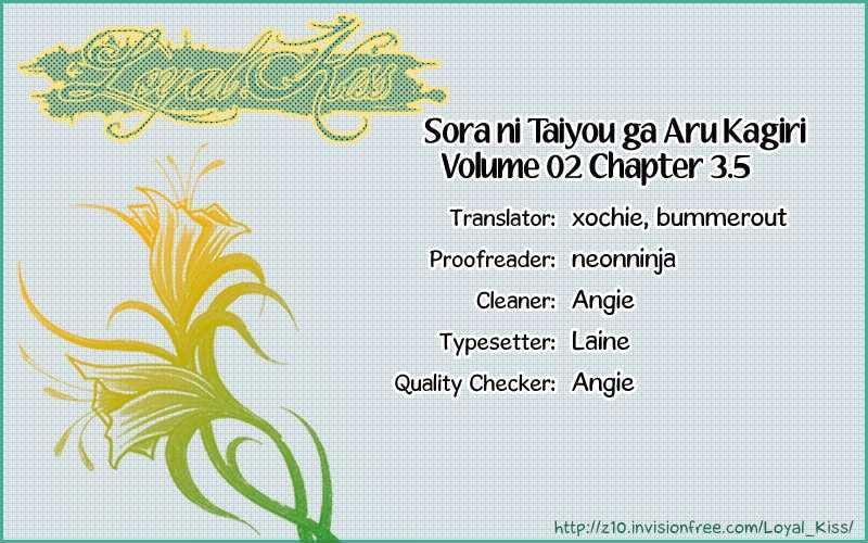 As Long As The Sun Shines In The Sky Chapter 3.5 #2