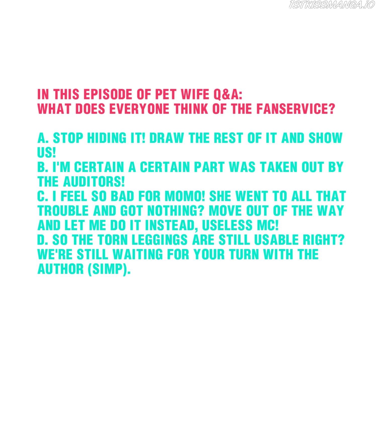 How To Properly Care For Your Pet Wife Chapter 78 #53