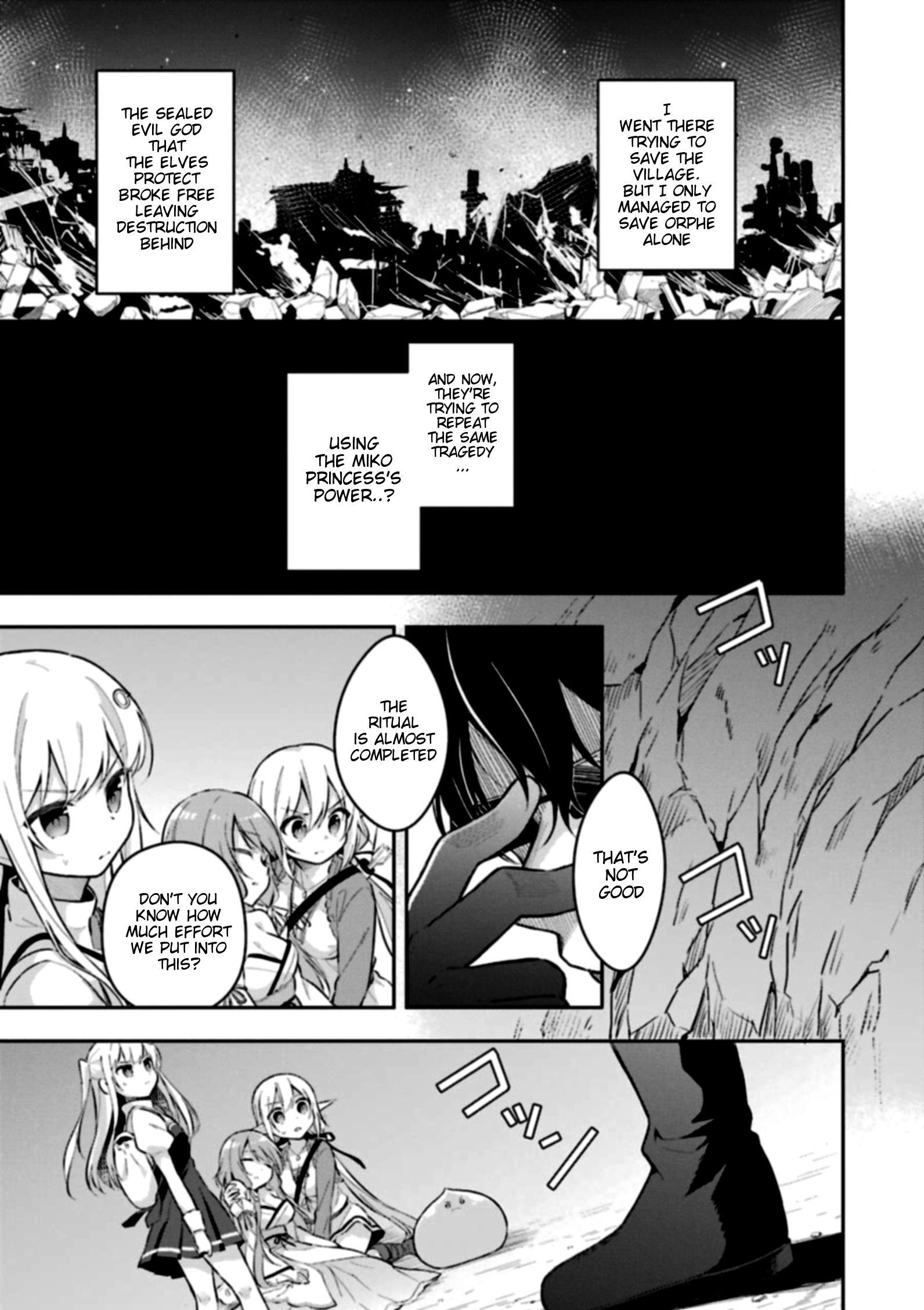 Slime Tensei. Daikenja Ga Youjo Elf Ni Dakishimeraretemasu Chapter 3 #25