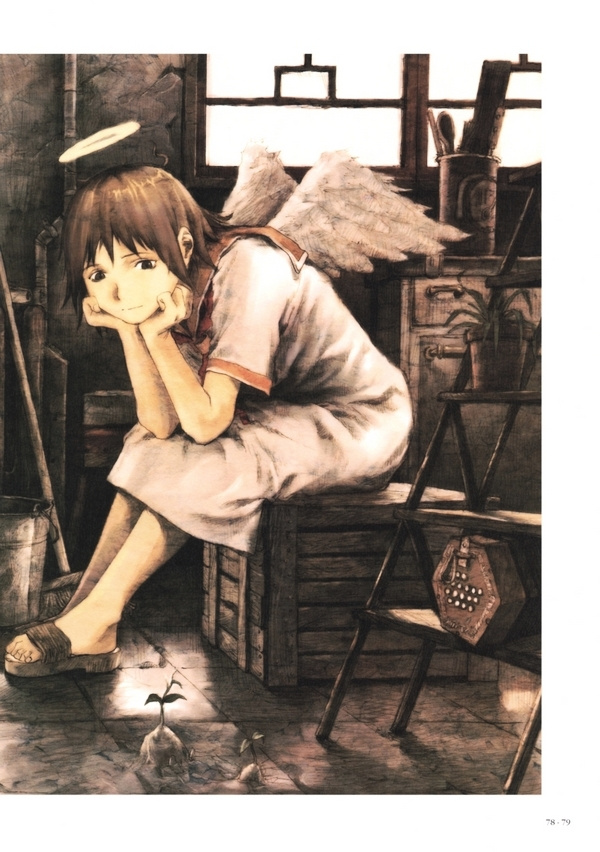 Haibane Renmei - Guri No Machi, Haibane No Niwade. Chapter 1.4 #12