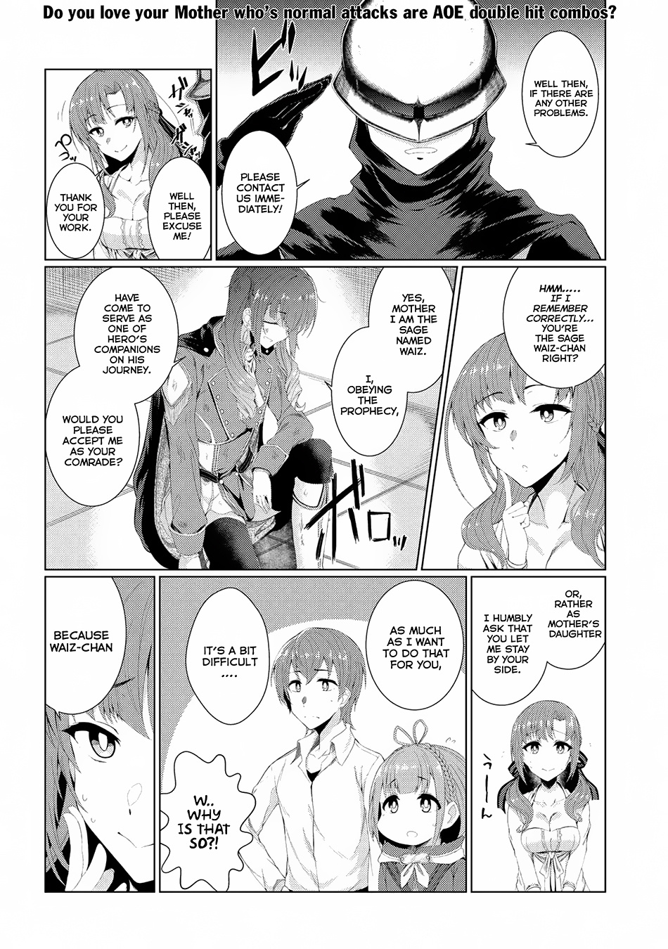 Tsuujou Kougeki Ga Zentai Kougeki De Ni-Kai Kougeki No Okaa-San Wa Suki Desu Ka? Chapter 2.5 #2