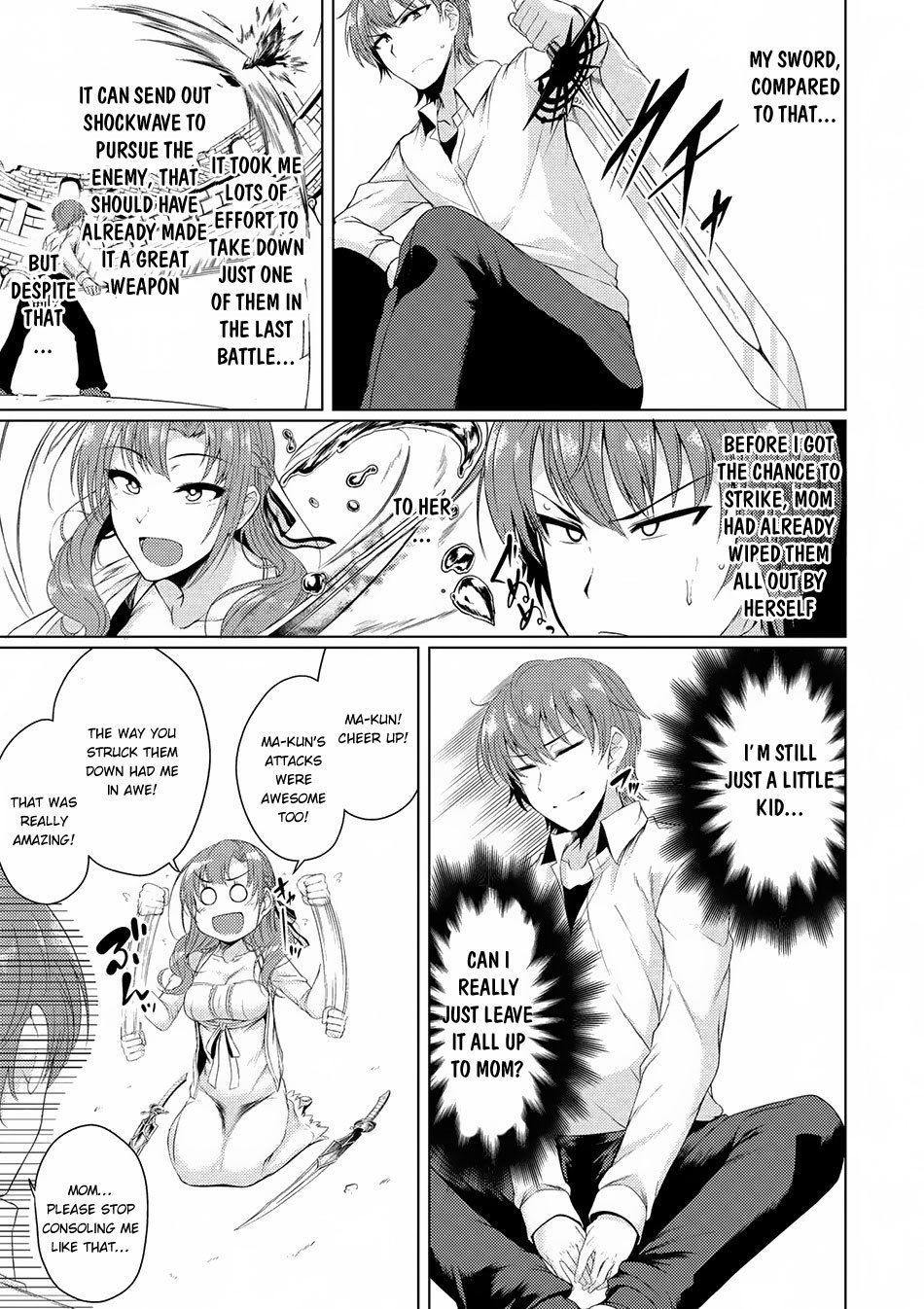 Tsuujou Kougeki Ga Zentai Kougeki De Ni-Kai Kougeki No Okaa-San Wa Suki Desu Ka? Chapter 1.4 #4