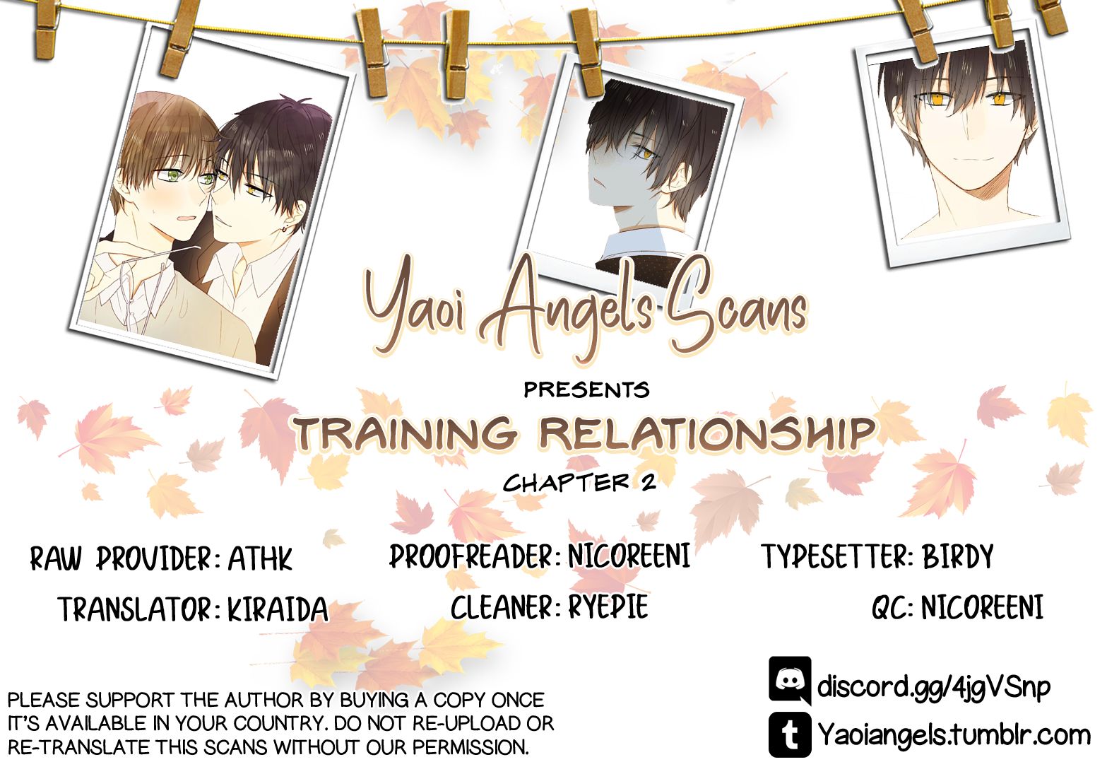 Training Relationship Chapter 2 #1