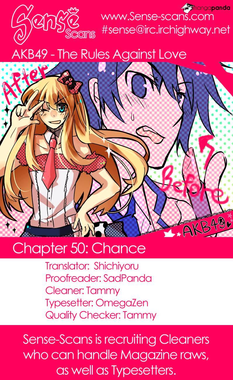 Akb49 - Renai Kinshi Jourei Chapter 50 #1