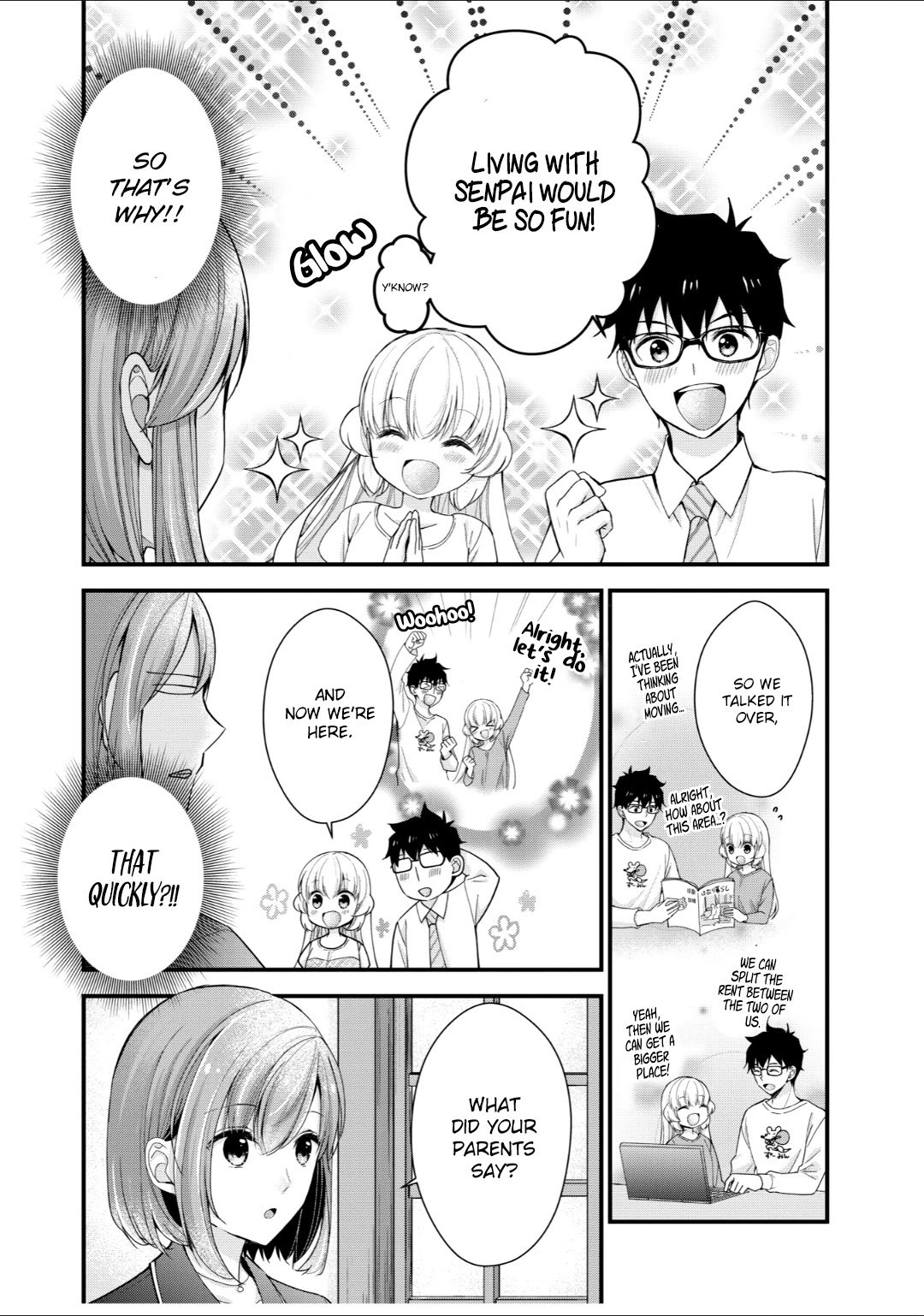 Chicchai Kanojo Senpai To Dōseishimasu. Chapter 1 #4