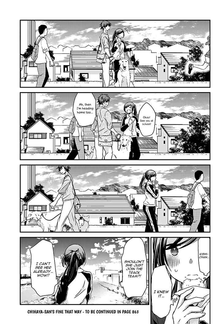 Chihaya-San's Fine That Way Chapter 59 #10