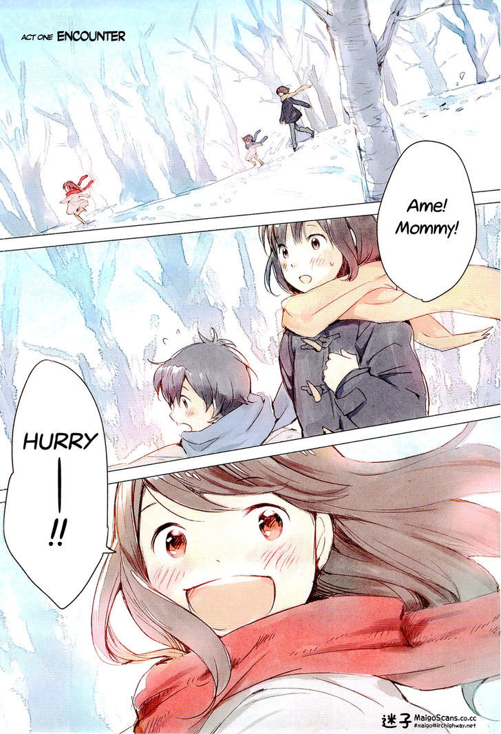 Ookami Kodomo No Ame To Yuki Chapter 1 #3