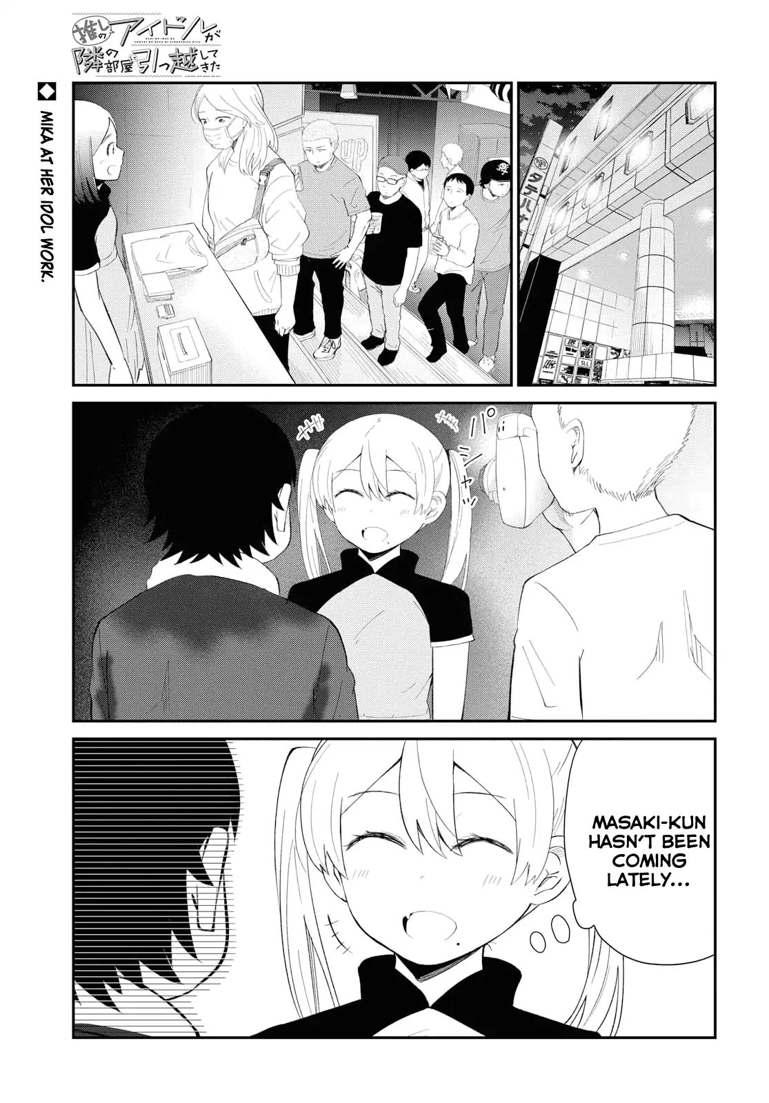 Oshi No Idol Ga Tonari No Heya Ni Hikkoshite Kita Chapter 3 #1