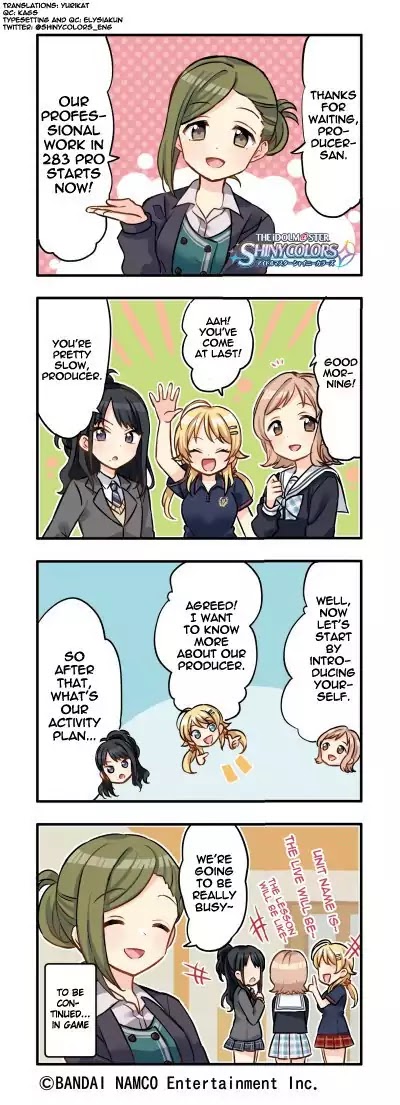 The Idolm@ster: Shiny Colors (4Koma) Chapter 24 #1