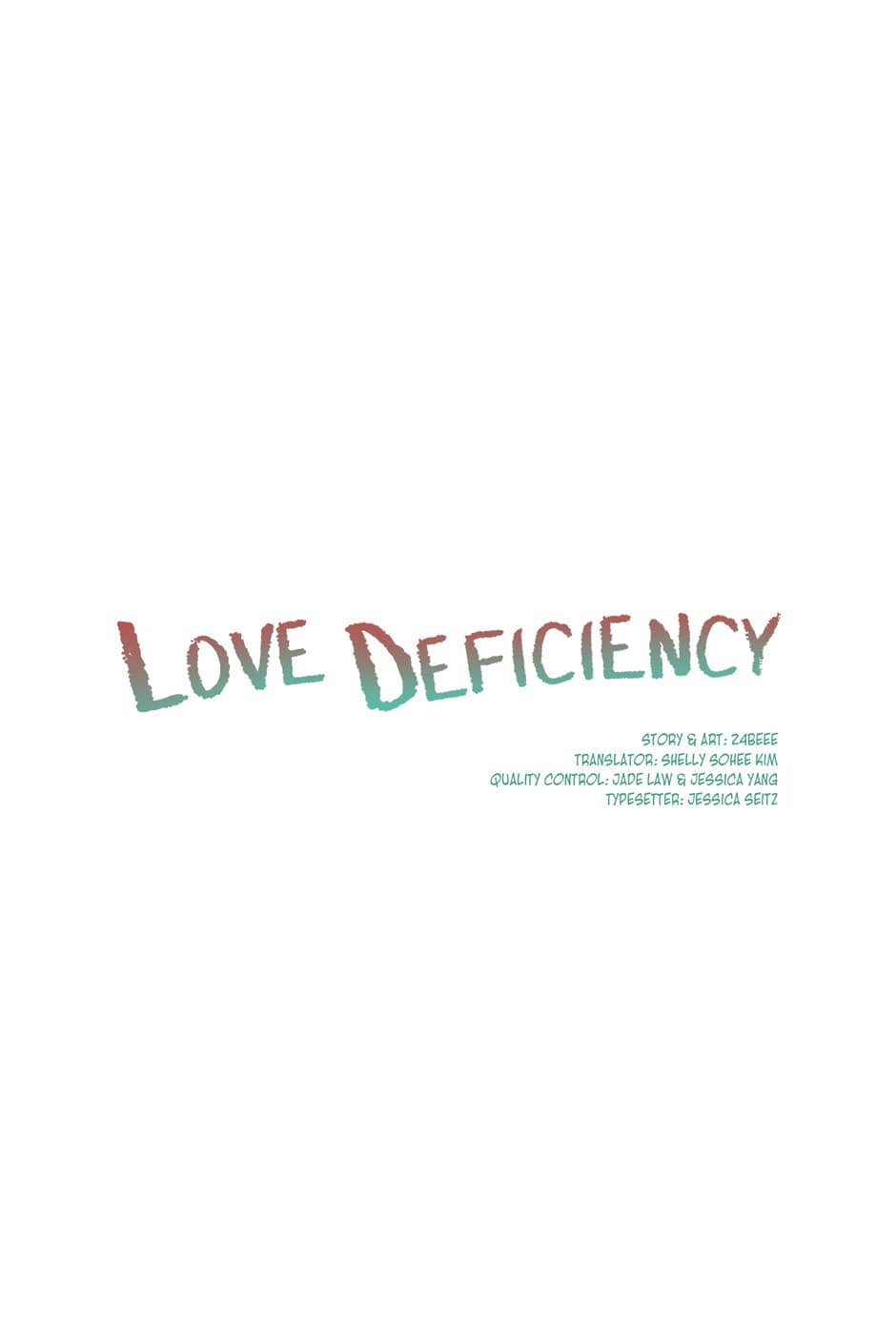 Love Deficiency Chapter 27 #1