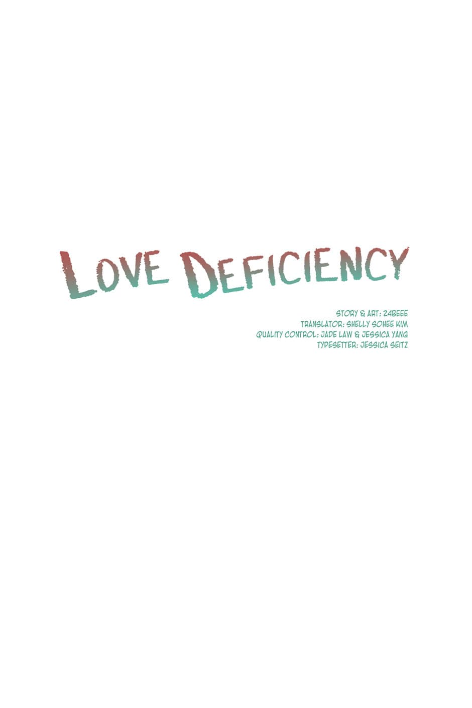 Love Deficiency Chapter 17 #1