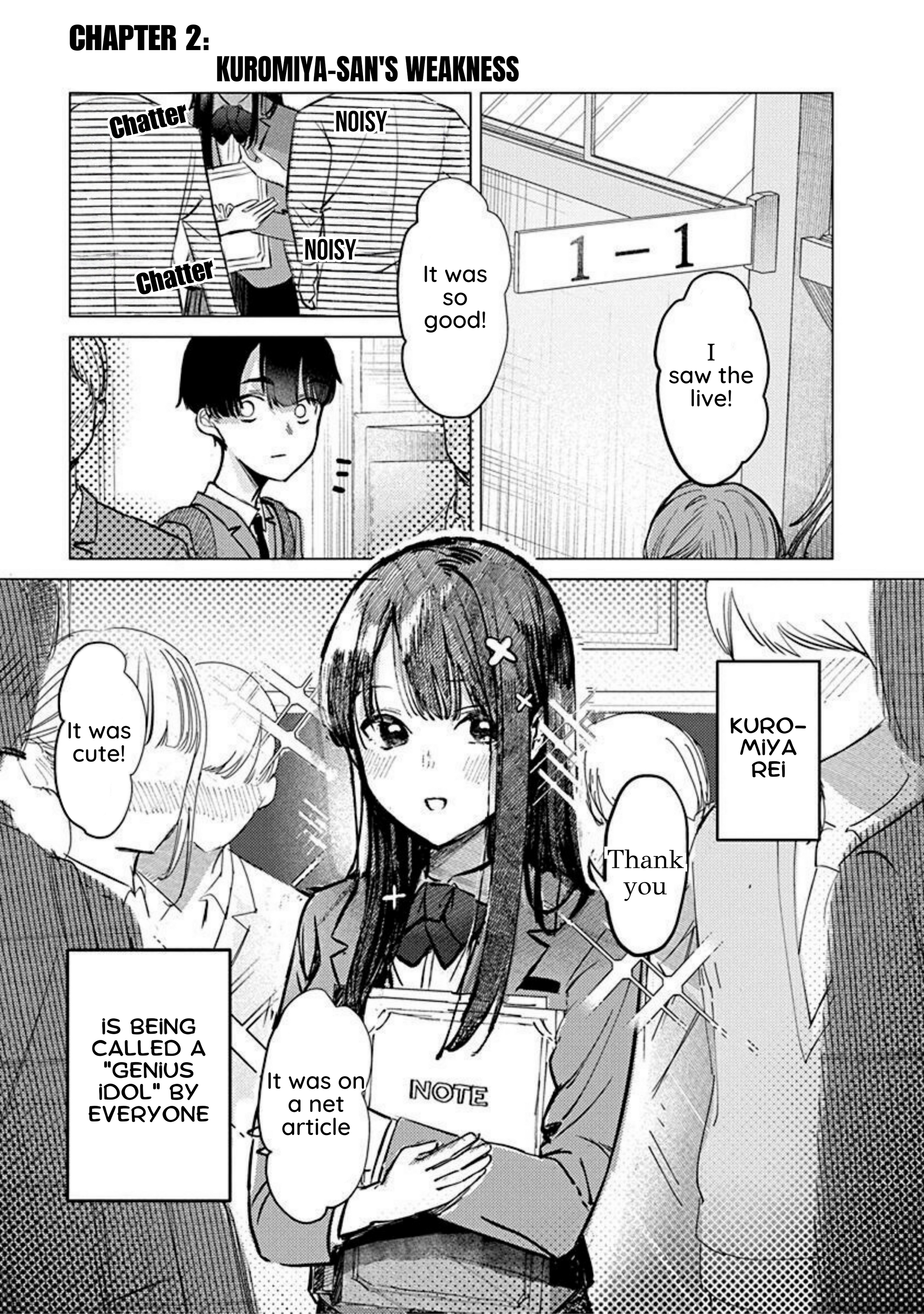 Houkago No Idol Ni Wa Himitsu Ga Aru Chapter 2 #1