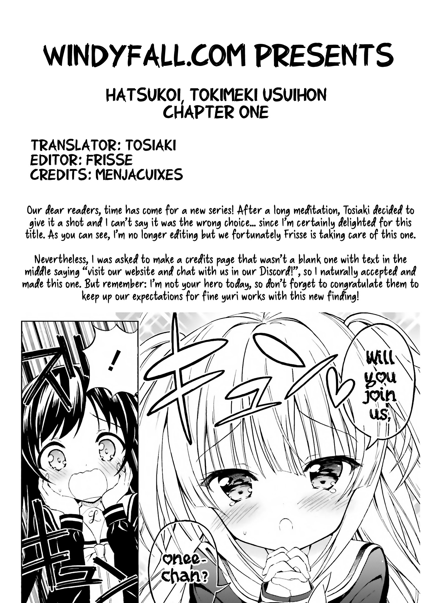 Hatsukoi, Tokimeki Usuihon Chapter 1 #25