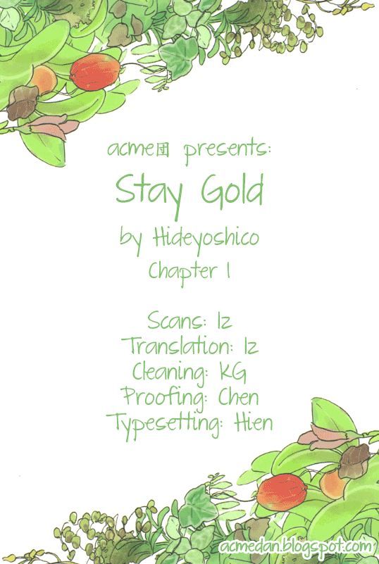 Stay Gold (Hideyoshico) Chapter 1 #1