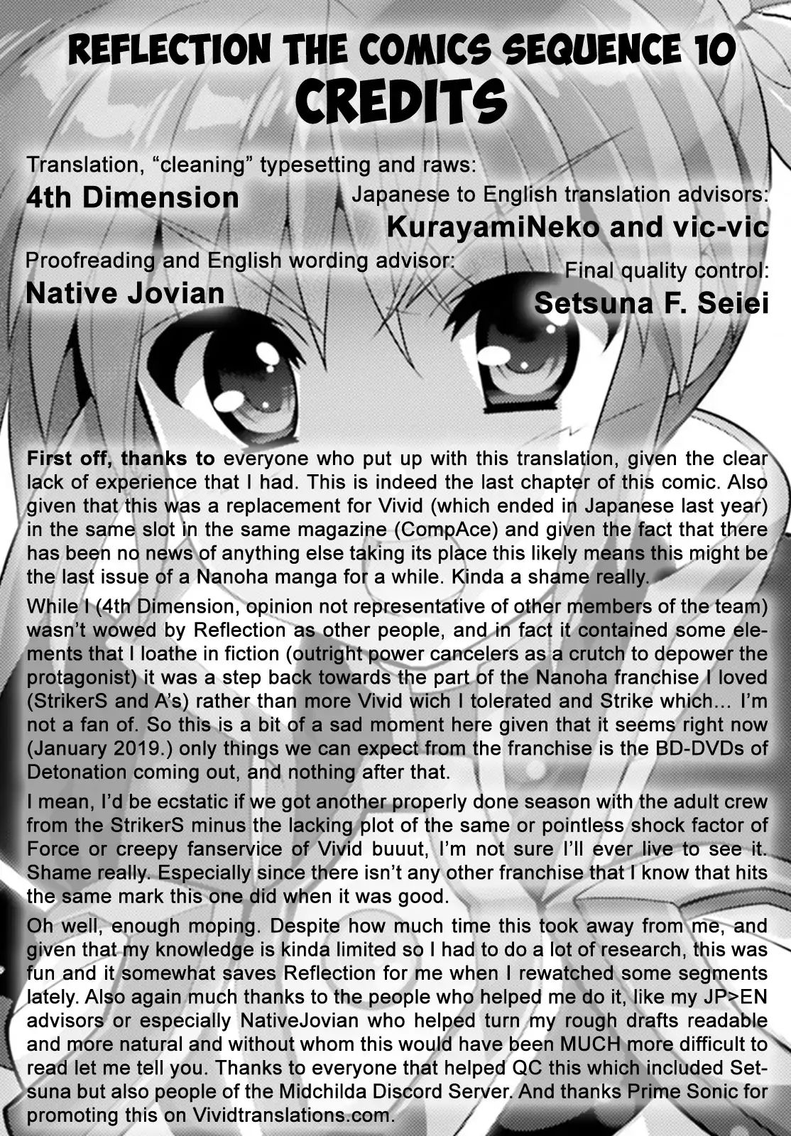 Magical Girl Lyrical Nanoha Reflection The Comics Chapter 10 #32