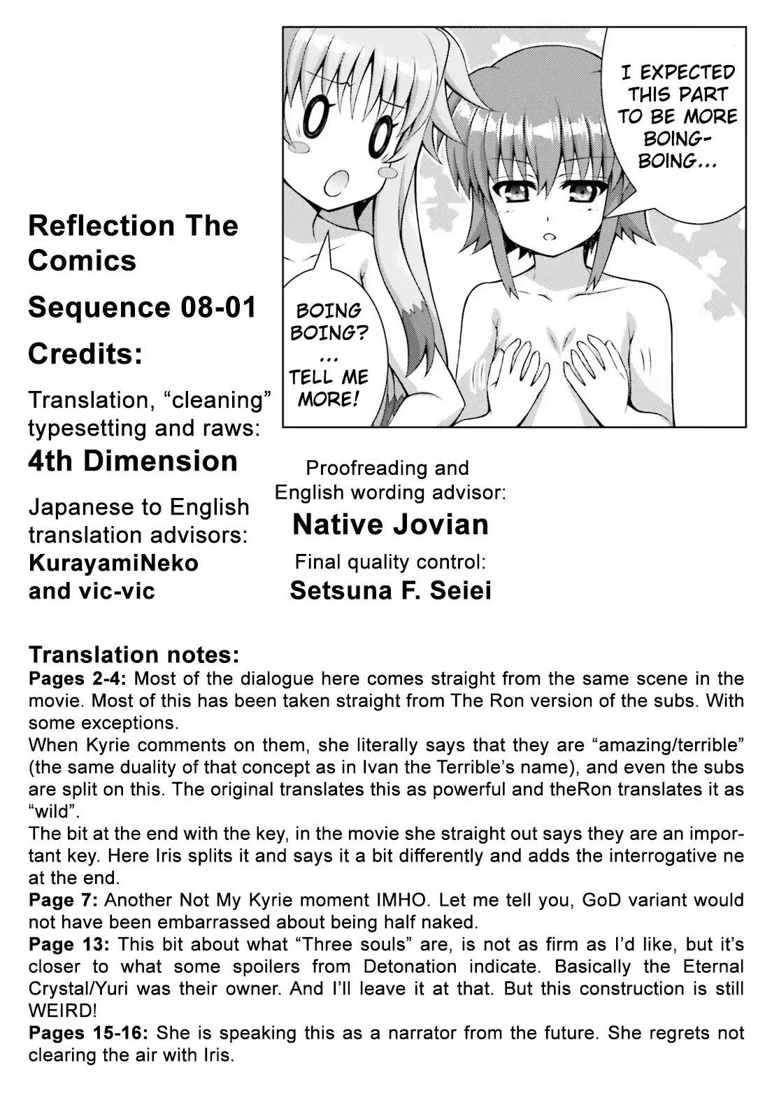 Magical Girl Lyrical Nanoha Reflection The Comics Chapter 9.1 #16