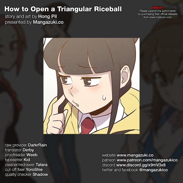 How To Open A Triangular Riceball Chapter 50 #1