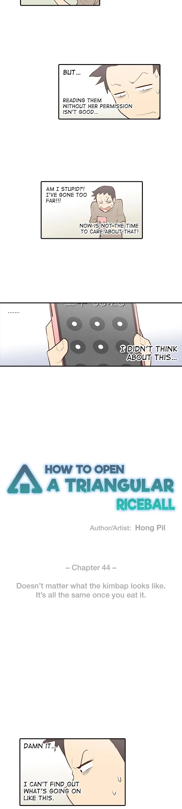 How To Open A Triangular Riceball Chapter 44 #4