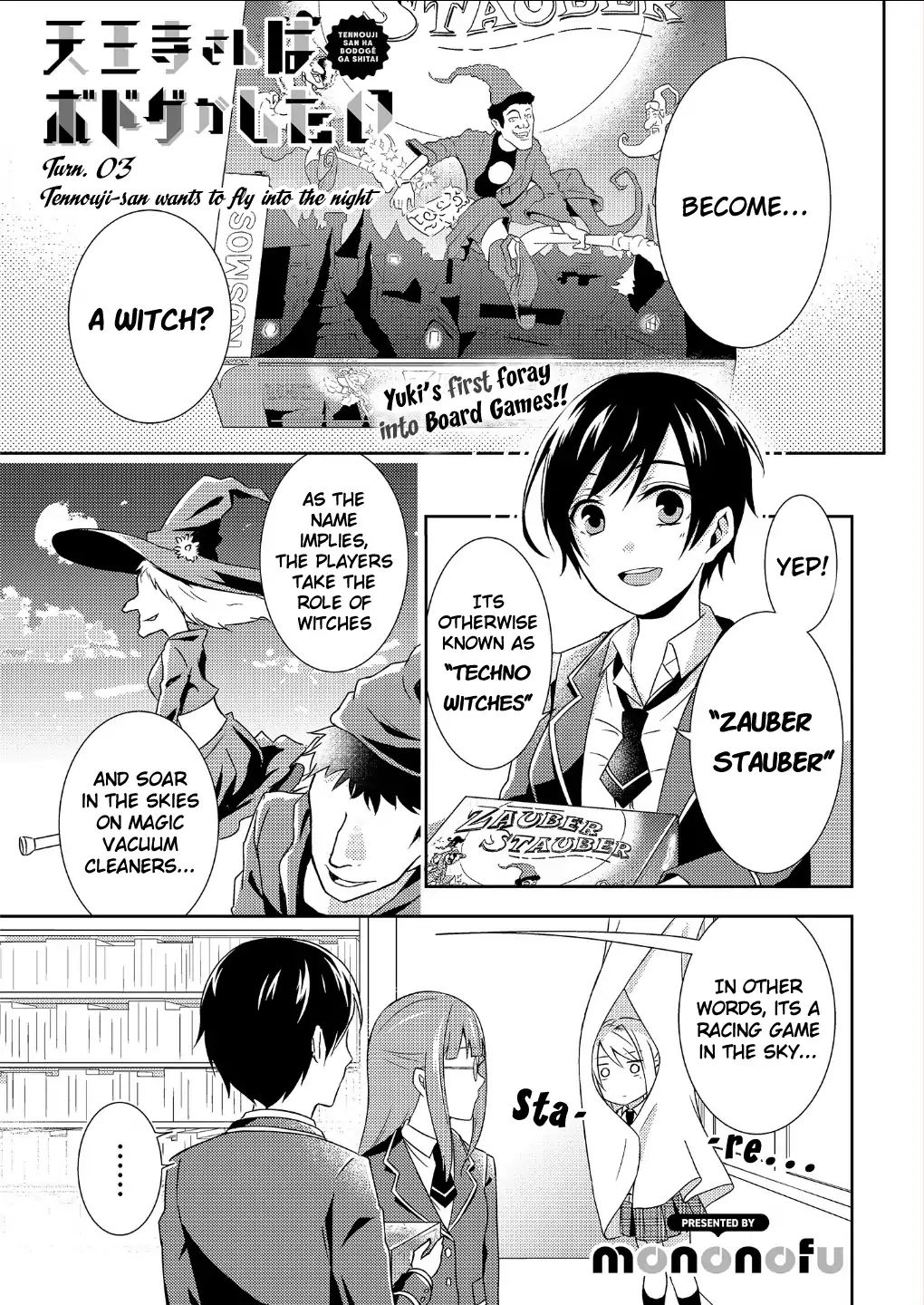 Tennouji-San Wants To Play Boardgames Chapter 3 #1