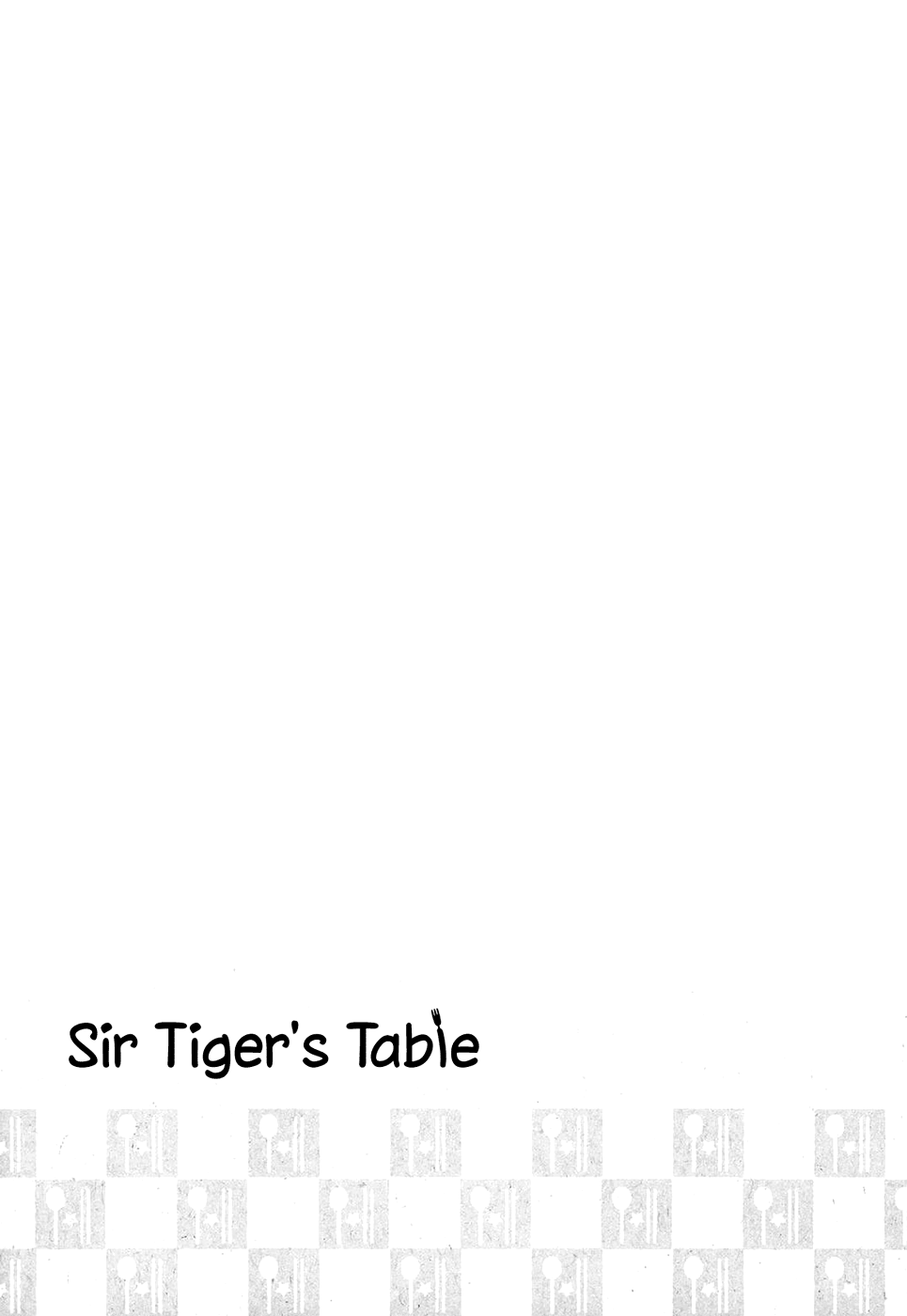 Sir Tiger's Table Chapter 24 #3