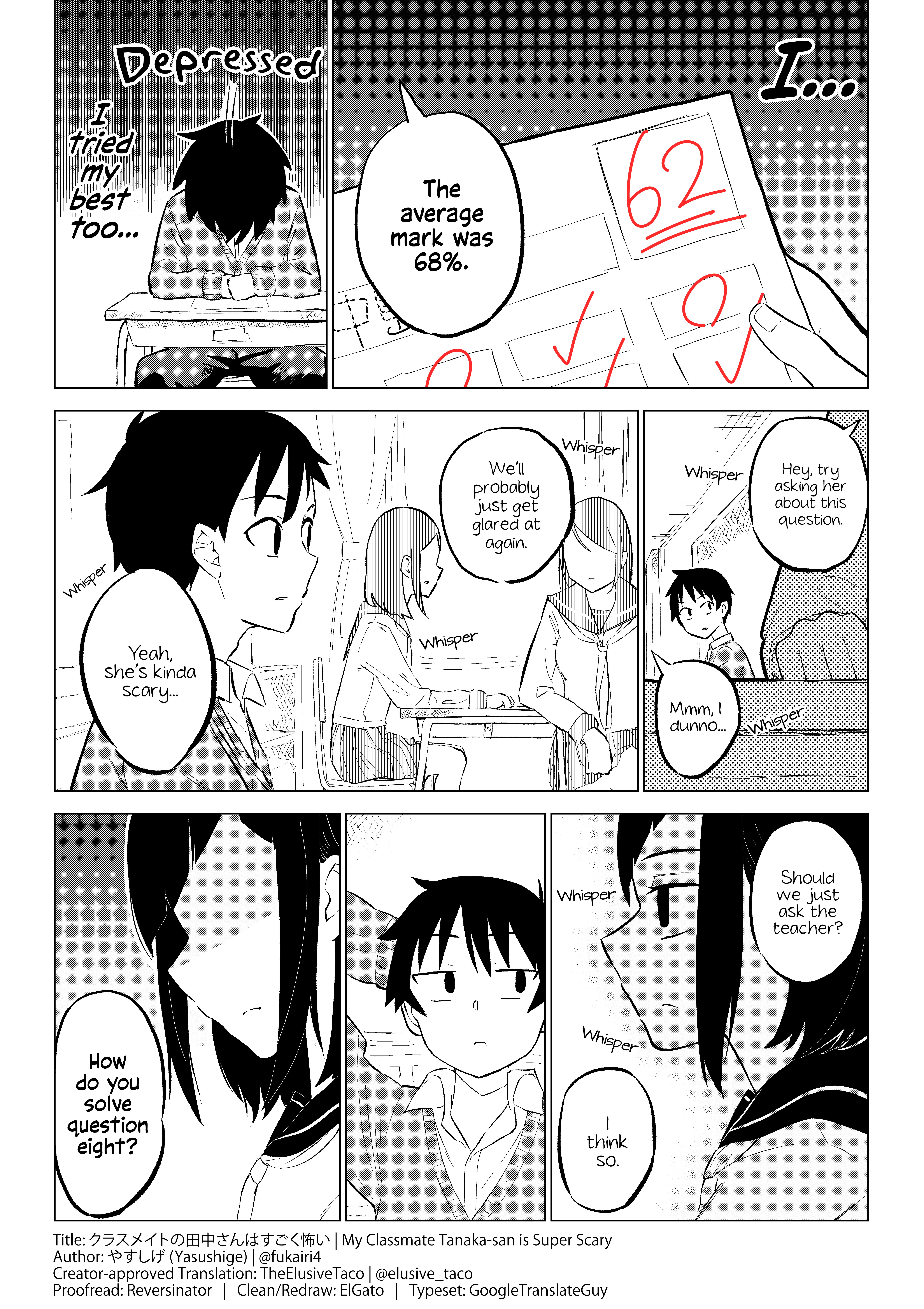 My Classmate Tanaka-San Is Super Scary Chapter 9 #2