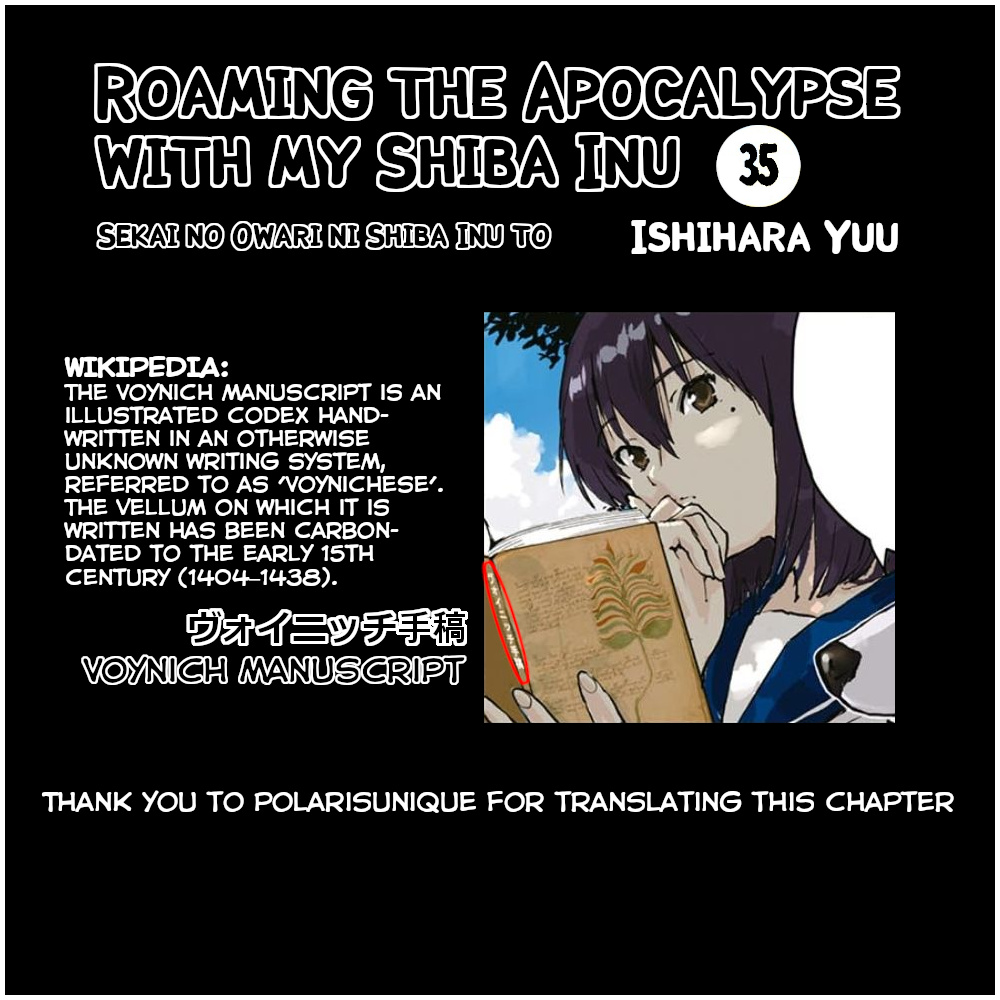 Roaming The Apocalypse With My Shiba Inu Chapter 35 #12