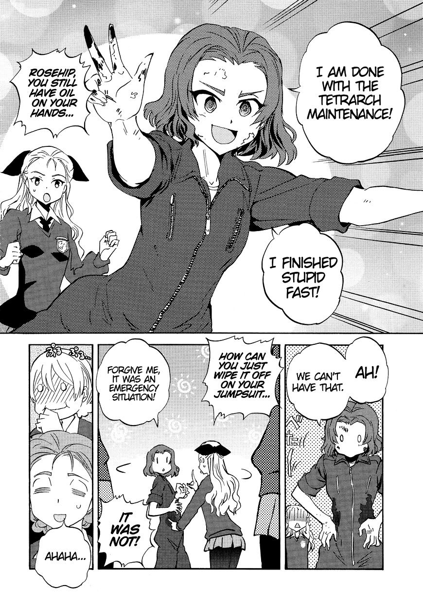 Girls & Panzer - Ribbon No Musha Chapter 22 #32