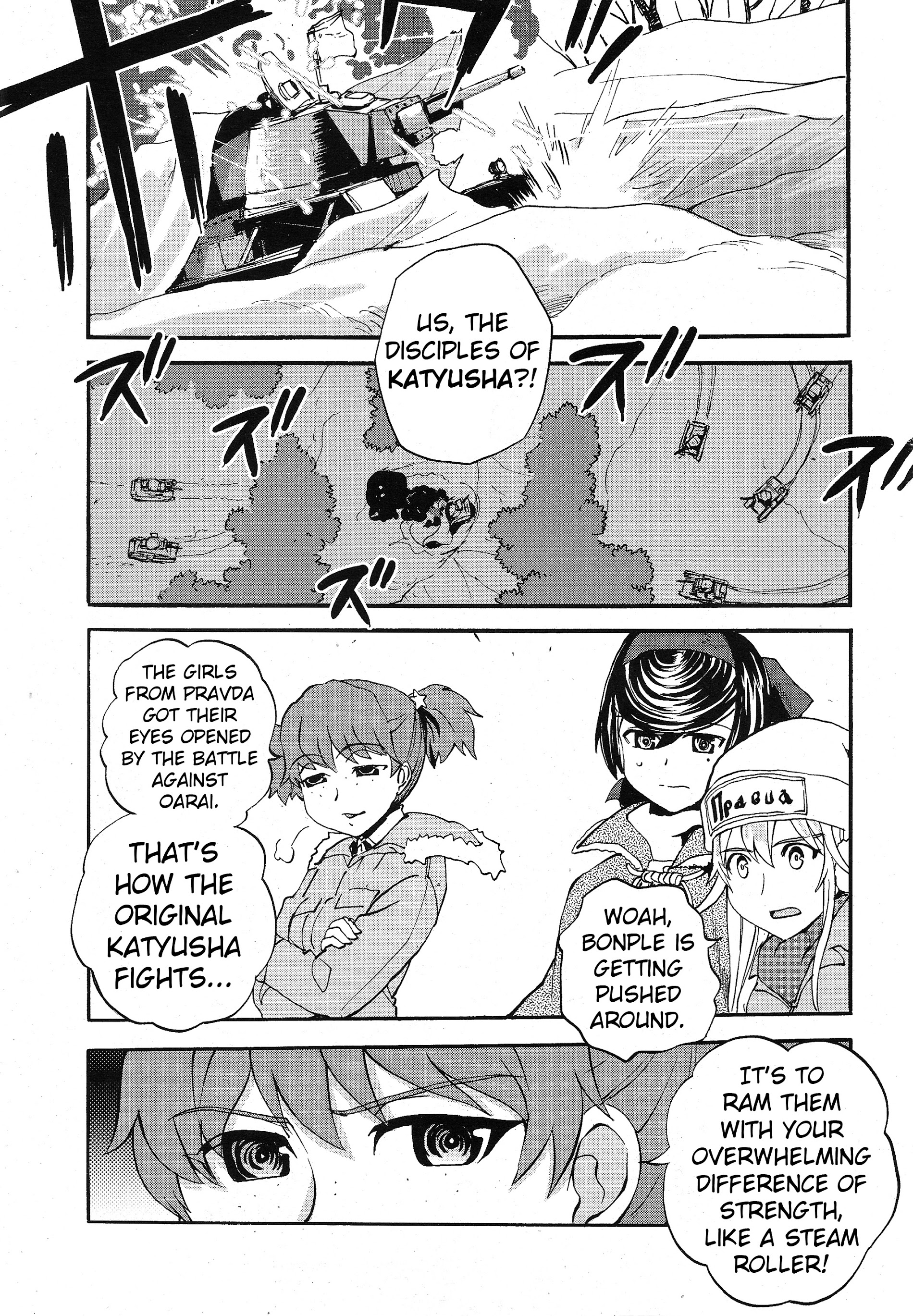 Girls & Panzer - Ribbon No Musha Chapter 12 #18