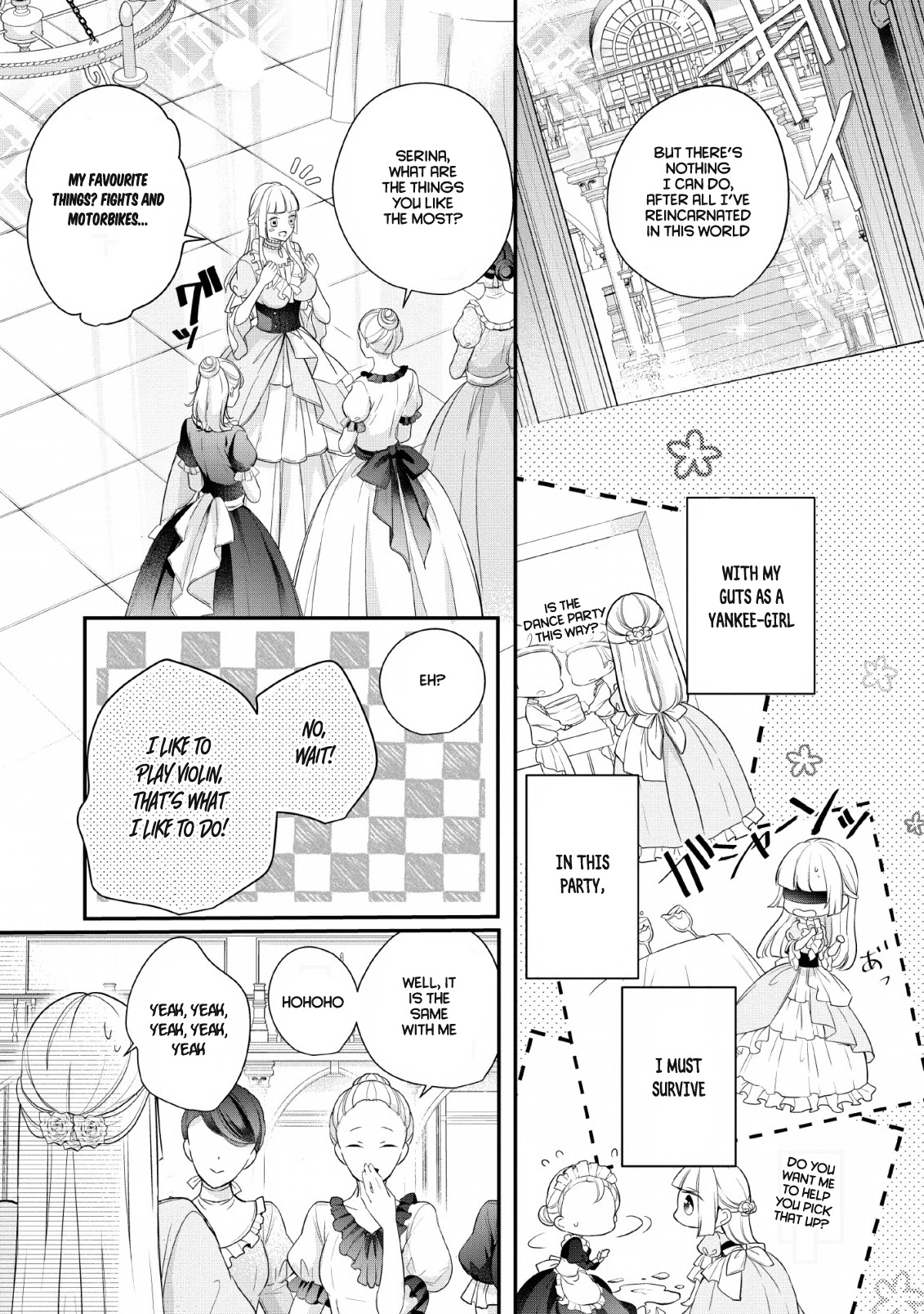 A Bellicose Lady Got Reincarnated!? ~It's An Impossibly Hard Game Where I Would Die If I Don't Fall In Love Chapter 1 #7