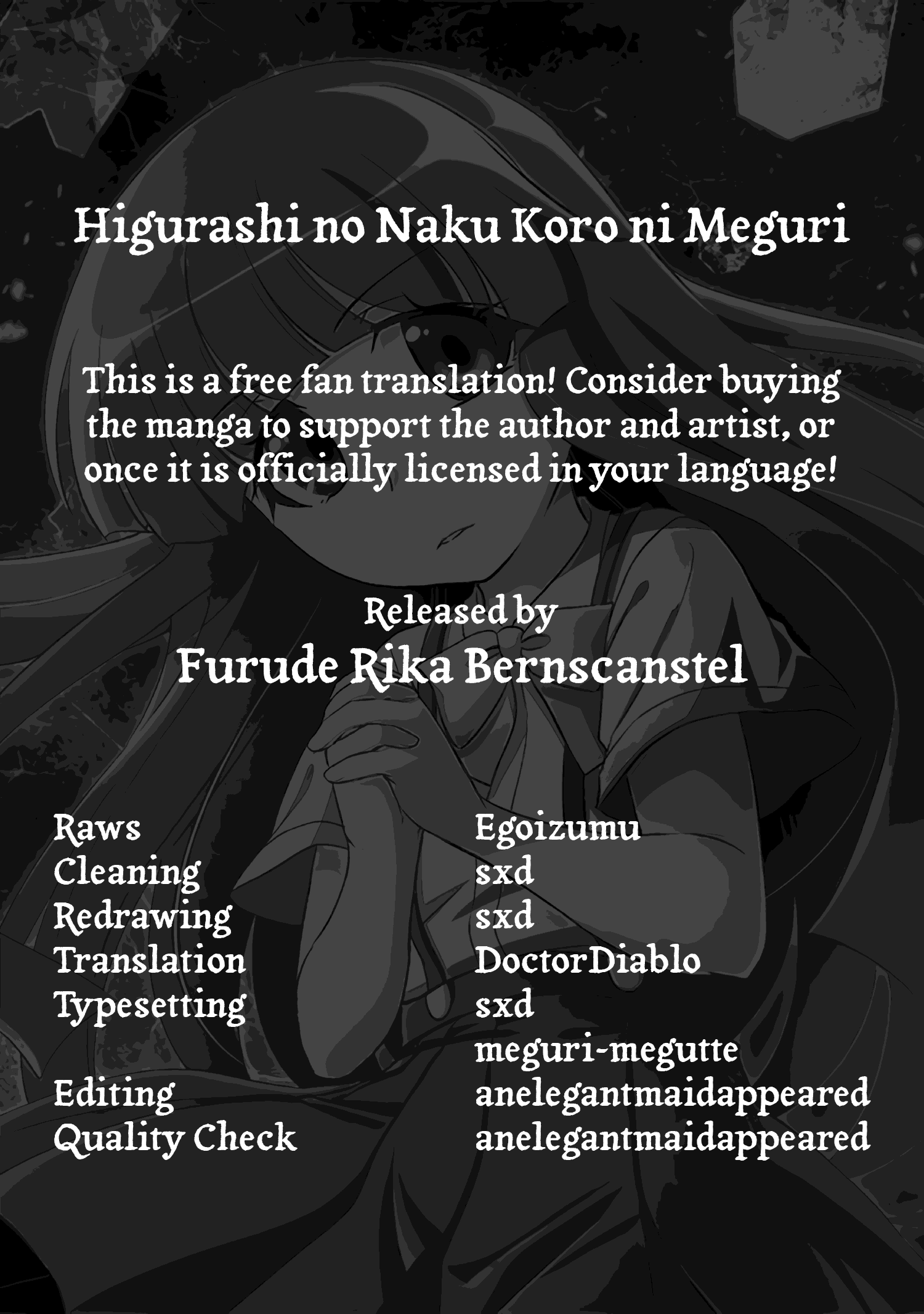 Higurashi No Naku Koro Ni Meguri Chapter 1.2 #1