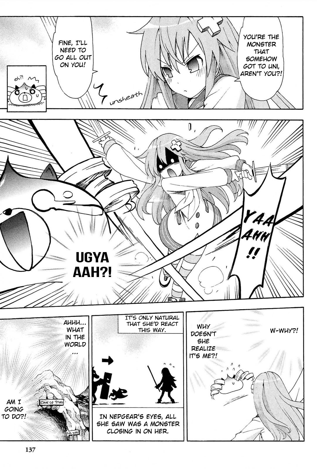 Choujigen Game Neptune - Megami Tsuushin Chapter 17 #7