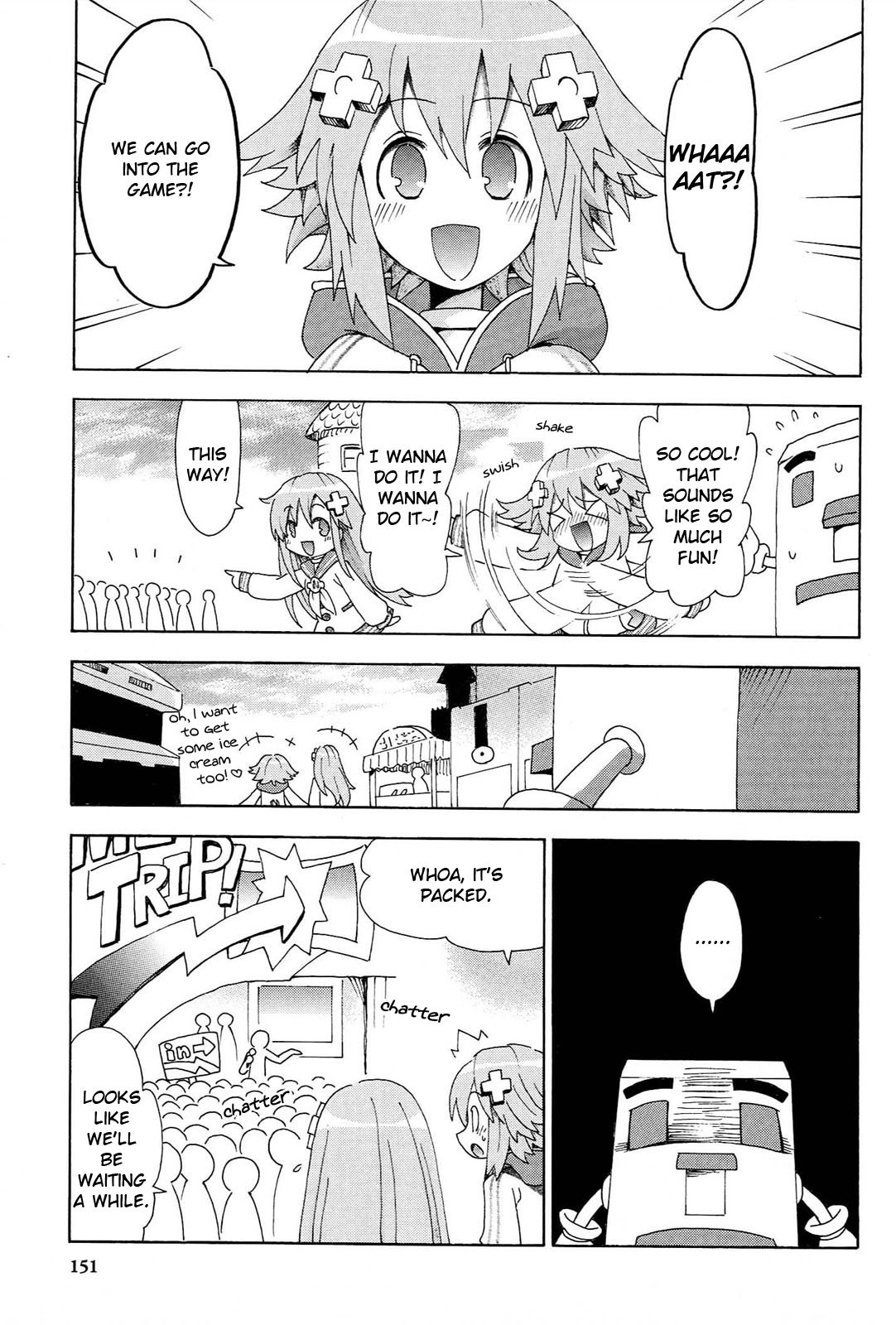 Choujigen Game Neptune - Megami Tsuushin Chapter 18 #3