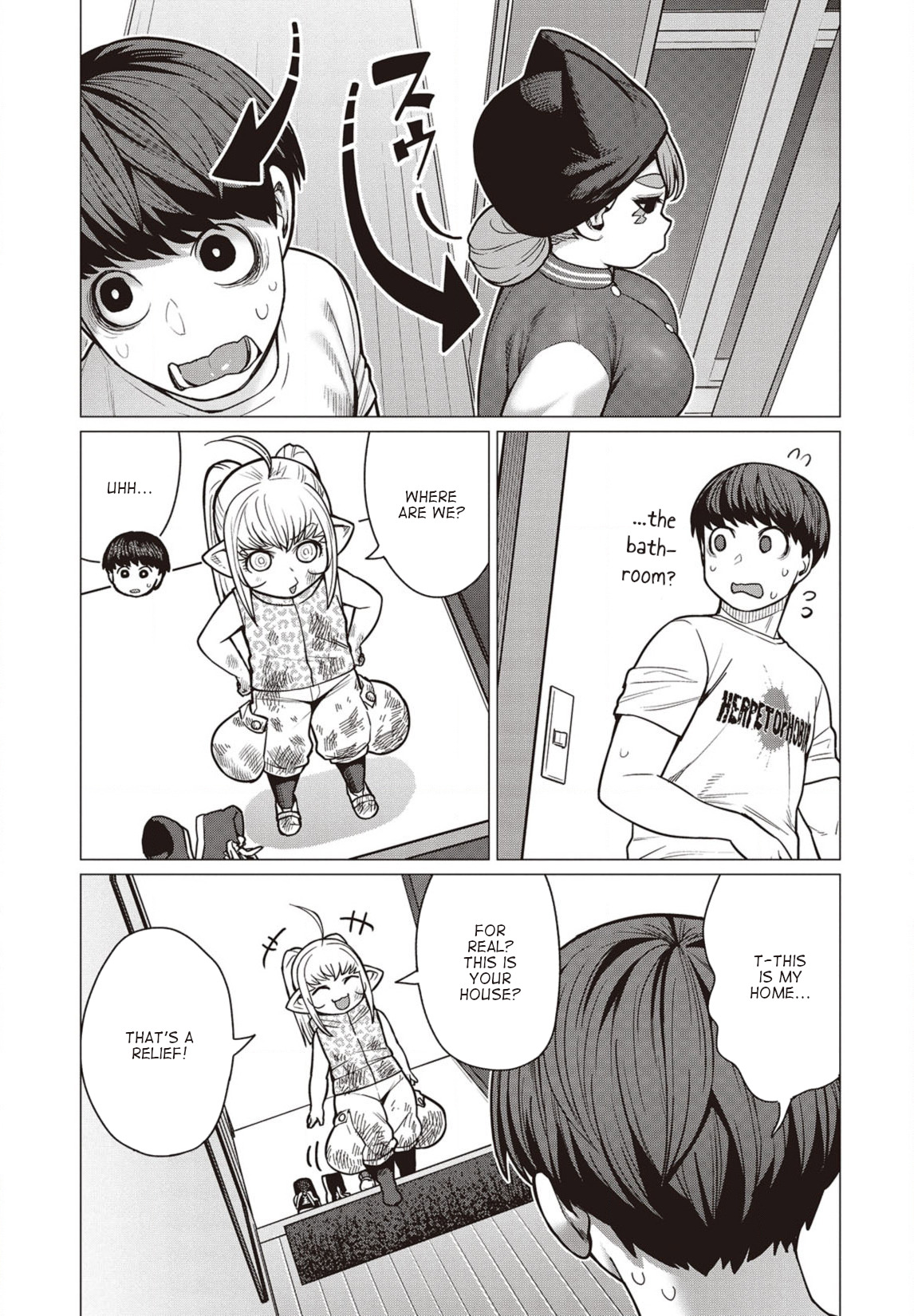 Elf-San Wa Yaserarenai. Chapter 39 #4