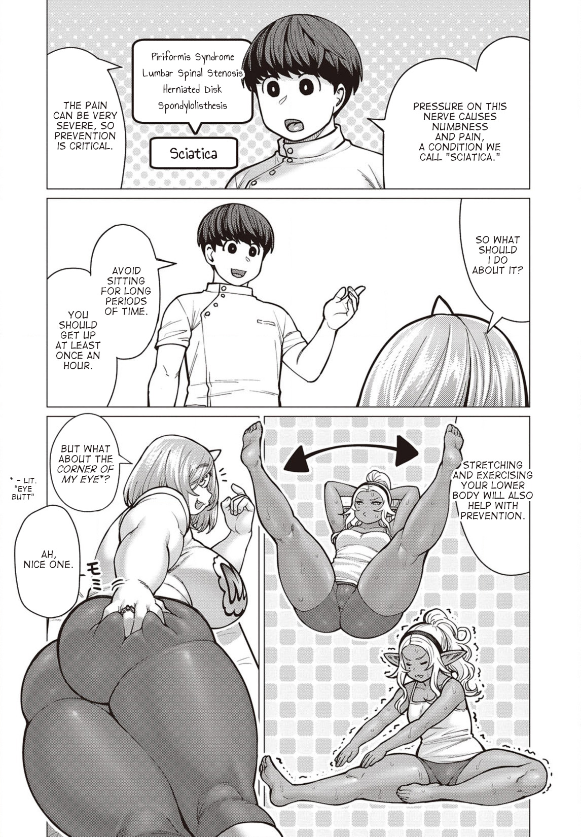 Elf-San Wa Yaserarenai. Chapter 38 #13