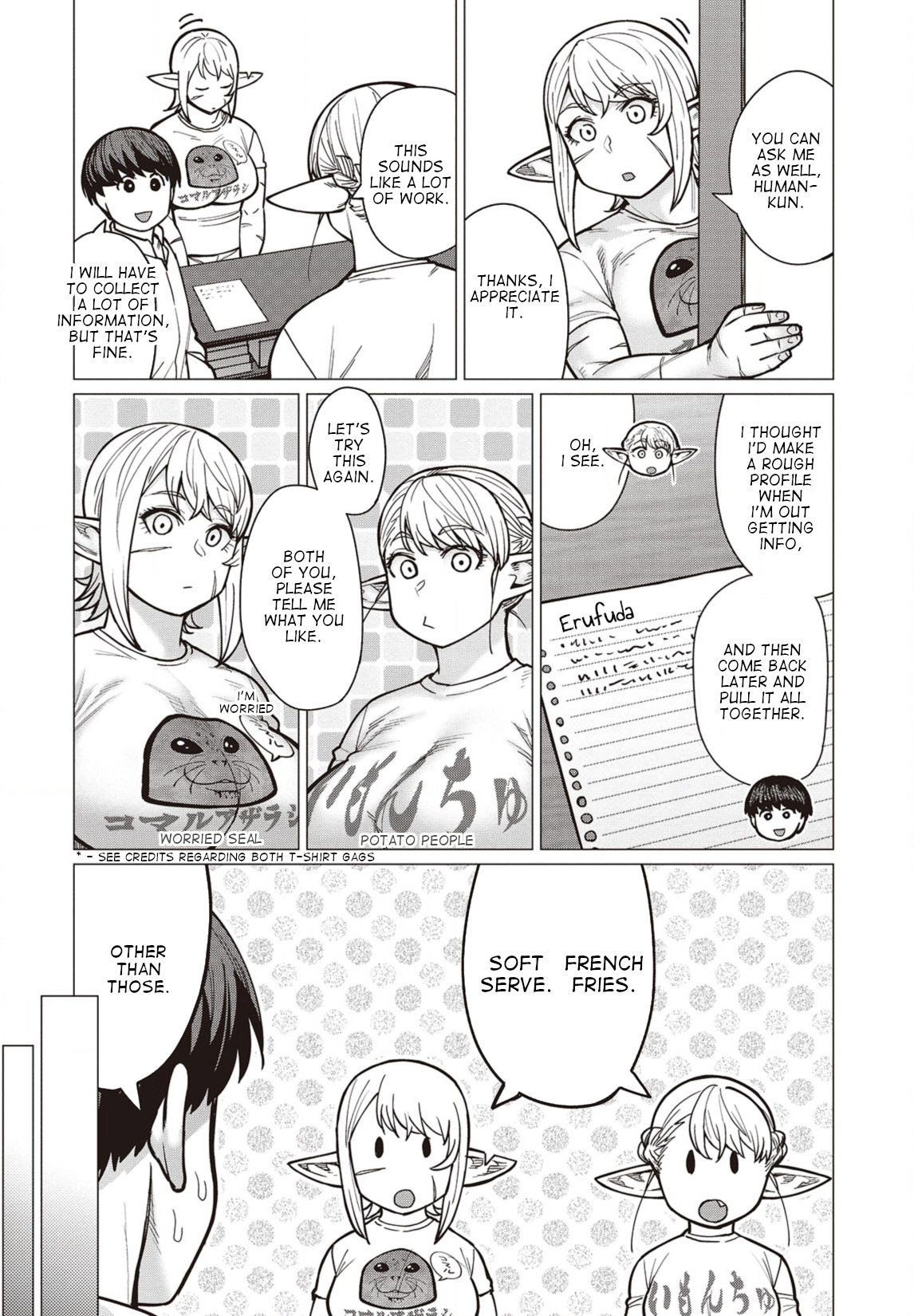 Elf-San Wa Yaserarenai. Chapter 37 #9