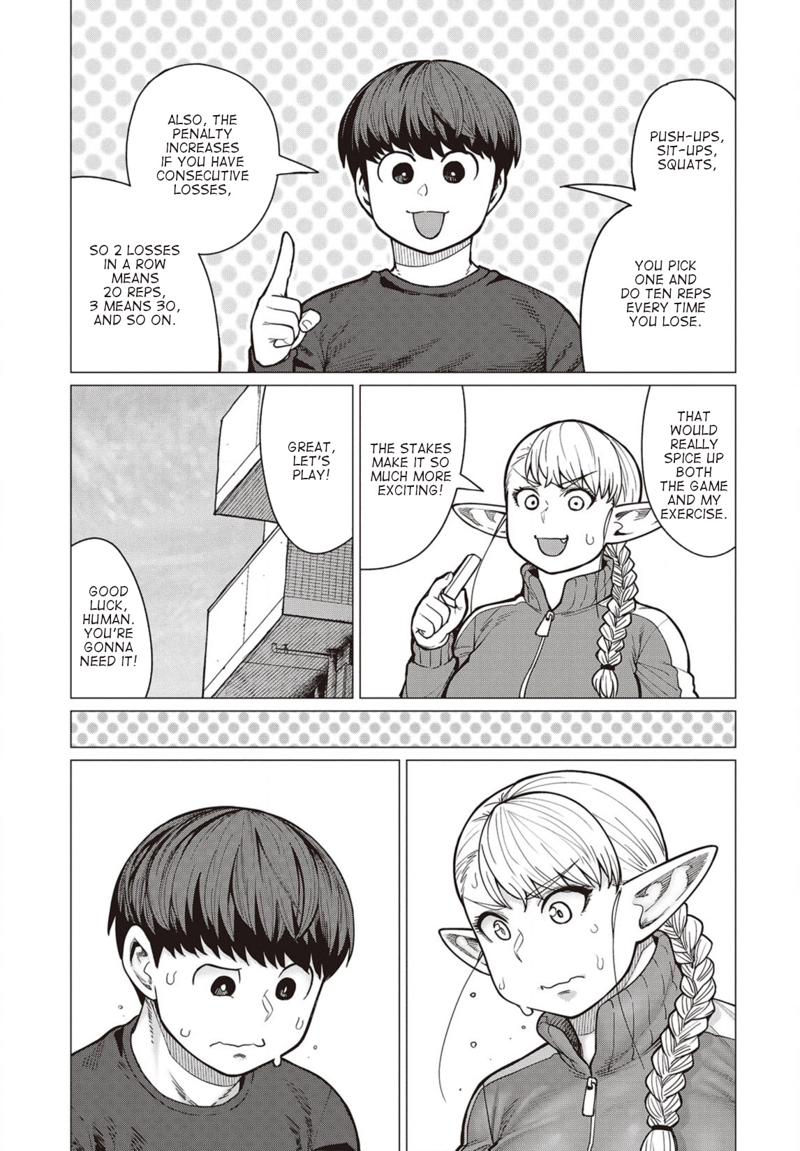 Elf-San Wa Yaserarenai. Chapter 36 #4