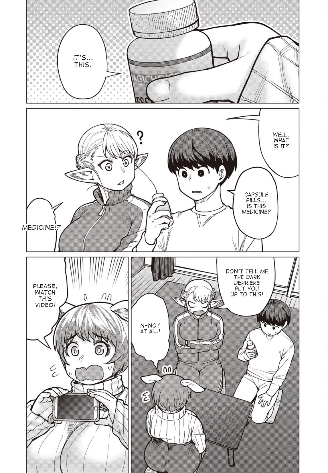 Elf-San Wa Yaserarenai. Chapter 34 #5