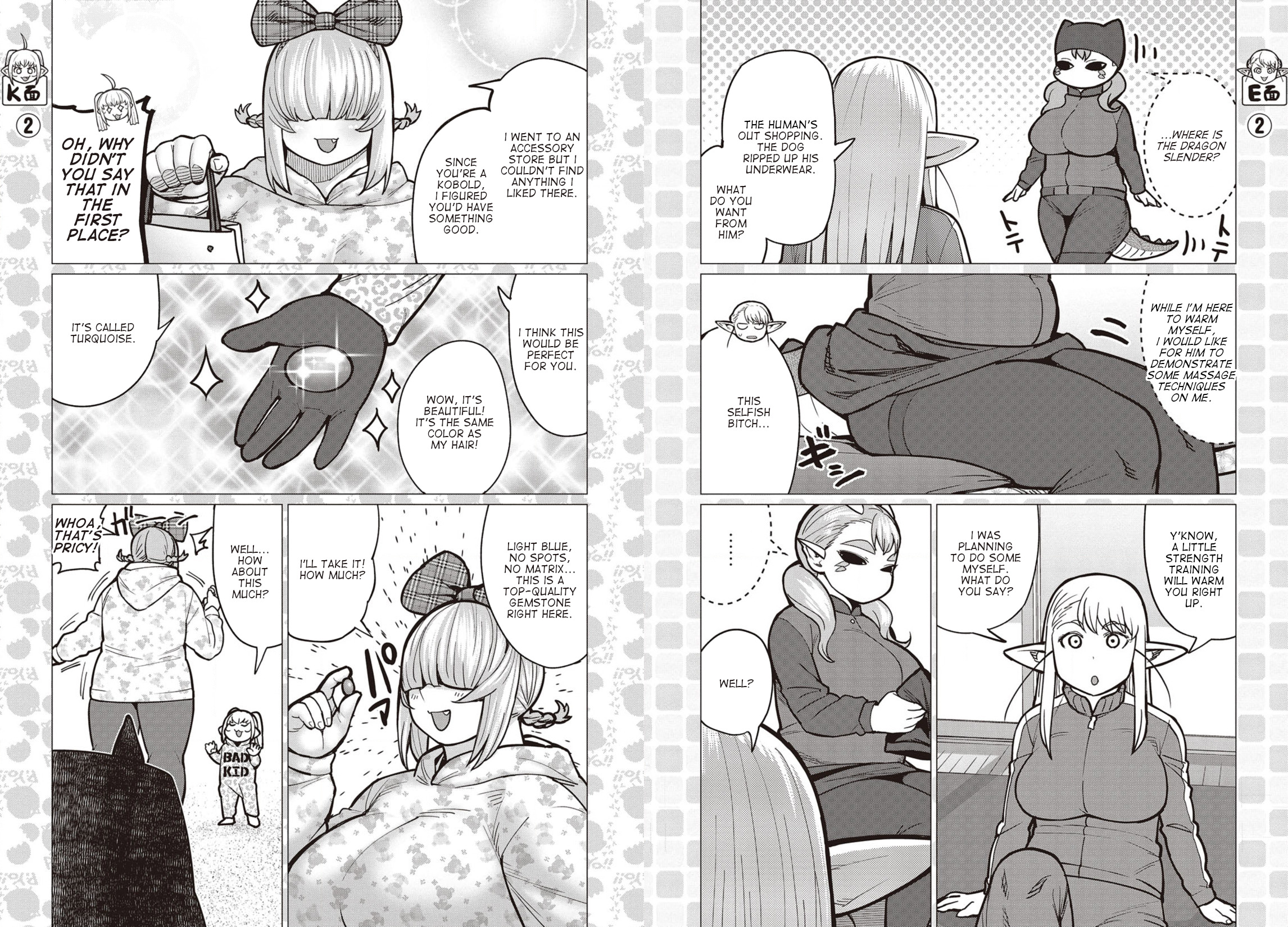 Elf-San Wa Yaserarenai. Chapter 35 #3