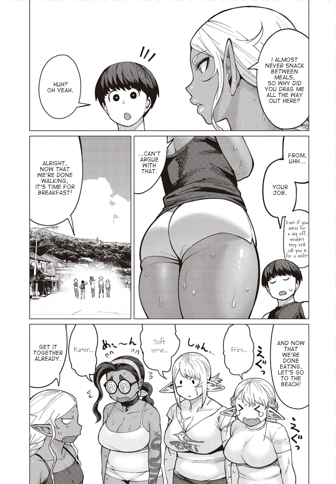 Elf-San Wa Yaserarenai. Chapter 31 #8