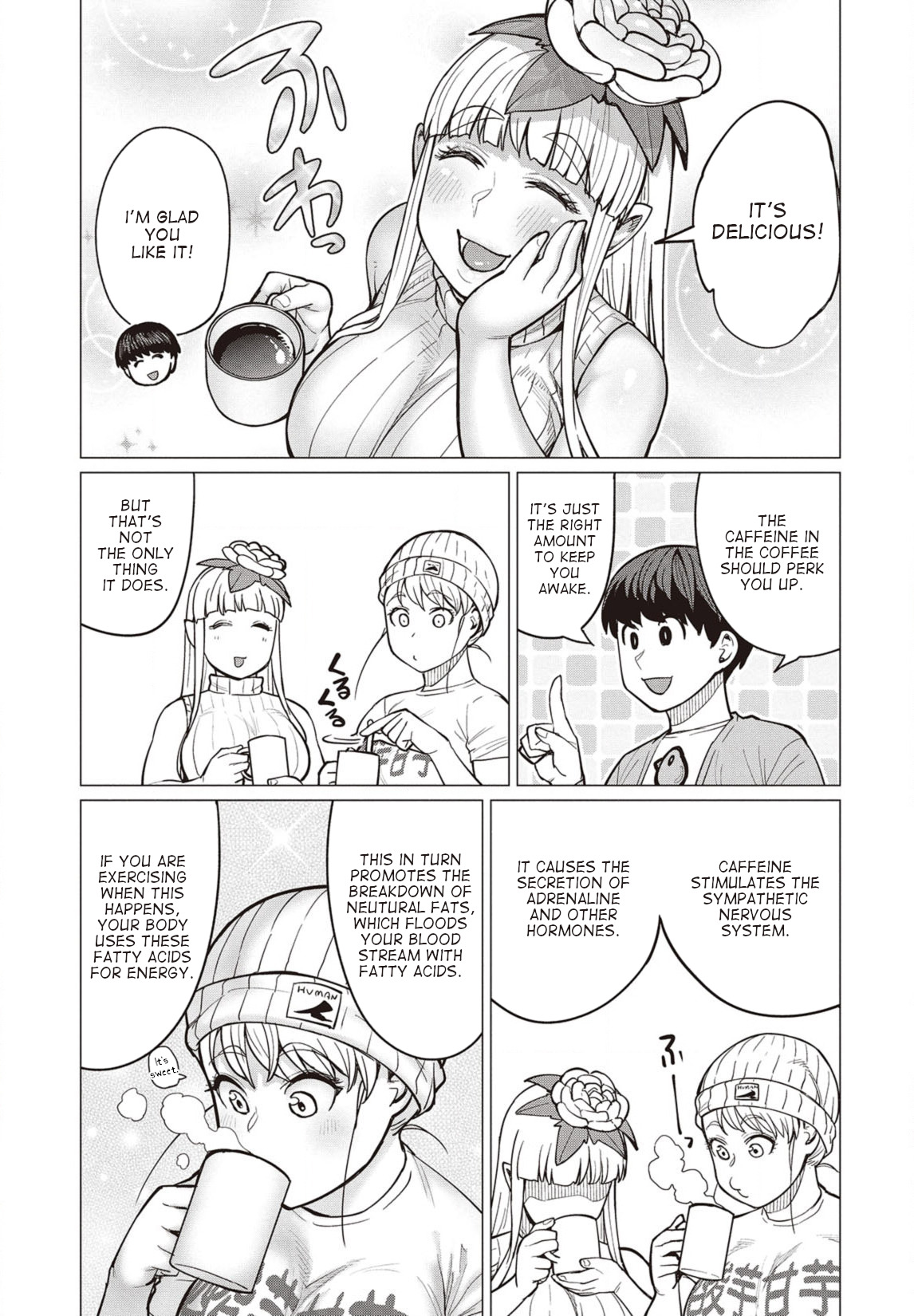 Elf-San Wa Yaserarenai. Chapter 28 #14