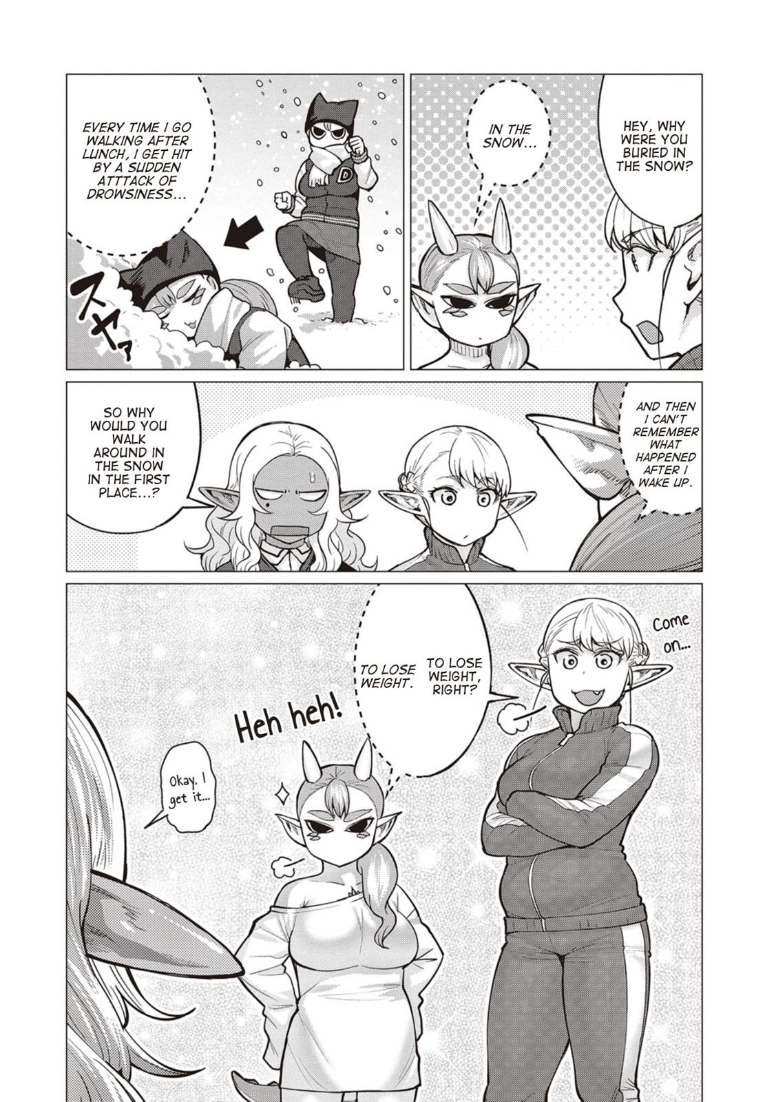 Elf-San Wa Yaserarenai. Chapter 15.1 #12