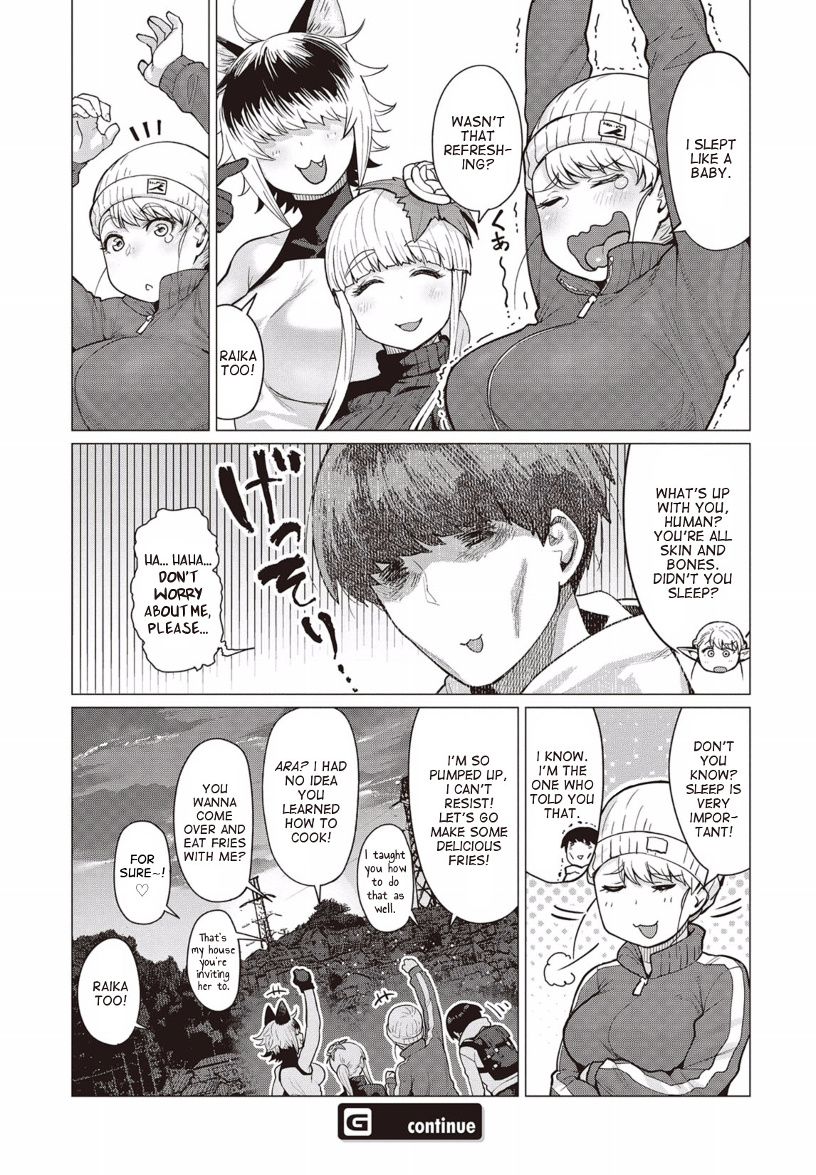 Elf-San Wa Yaserarenai. Chapter 12 #18